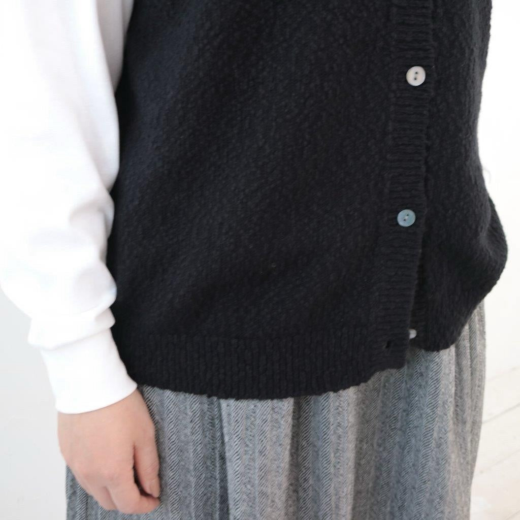 YARRA 2WAYスラブニットベスト YR-1462-277