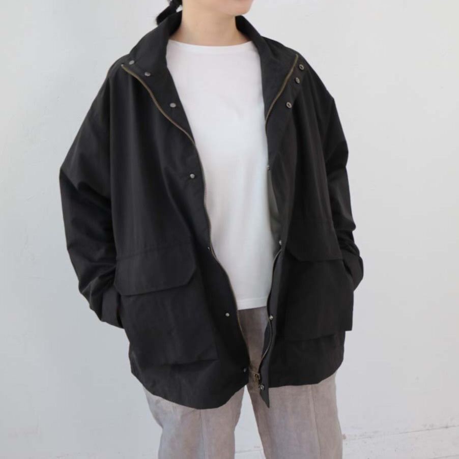 YARRA NEU スタンドカラーナイロンアウター NU-5417-420