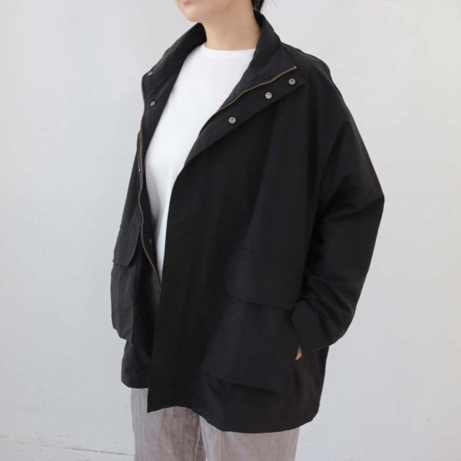 YARRA NEU スタンドカラーナイロンアウター NU-5417-420