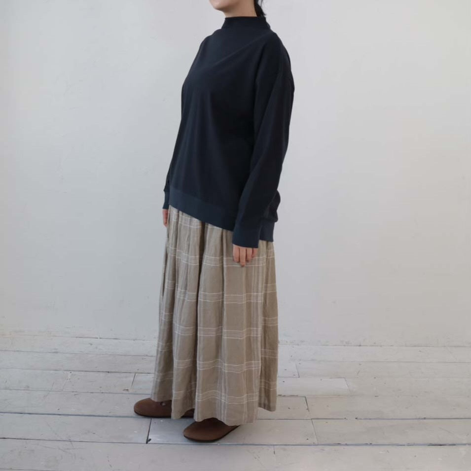 YARRA ハイネックワイドプルオーバー YR-1411-216