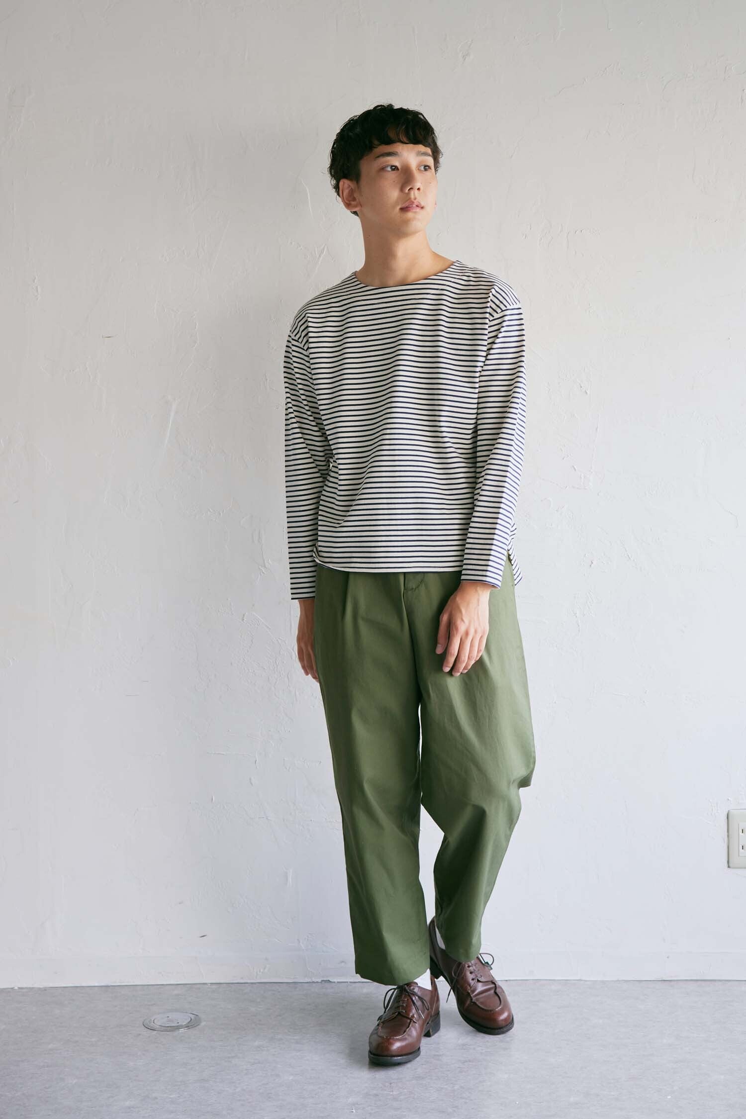 YARRA NEU デラヴェ天竺長袖カットソー NU-5411-401