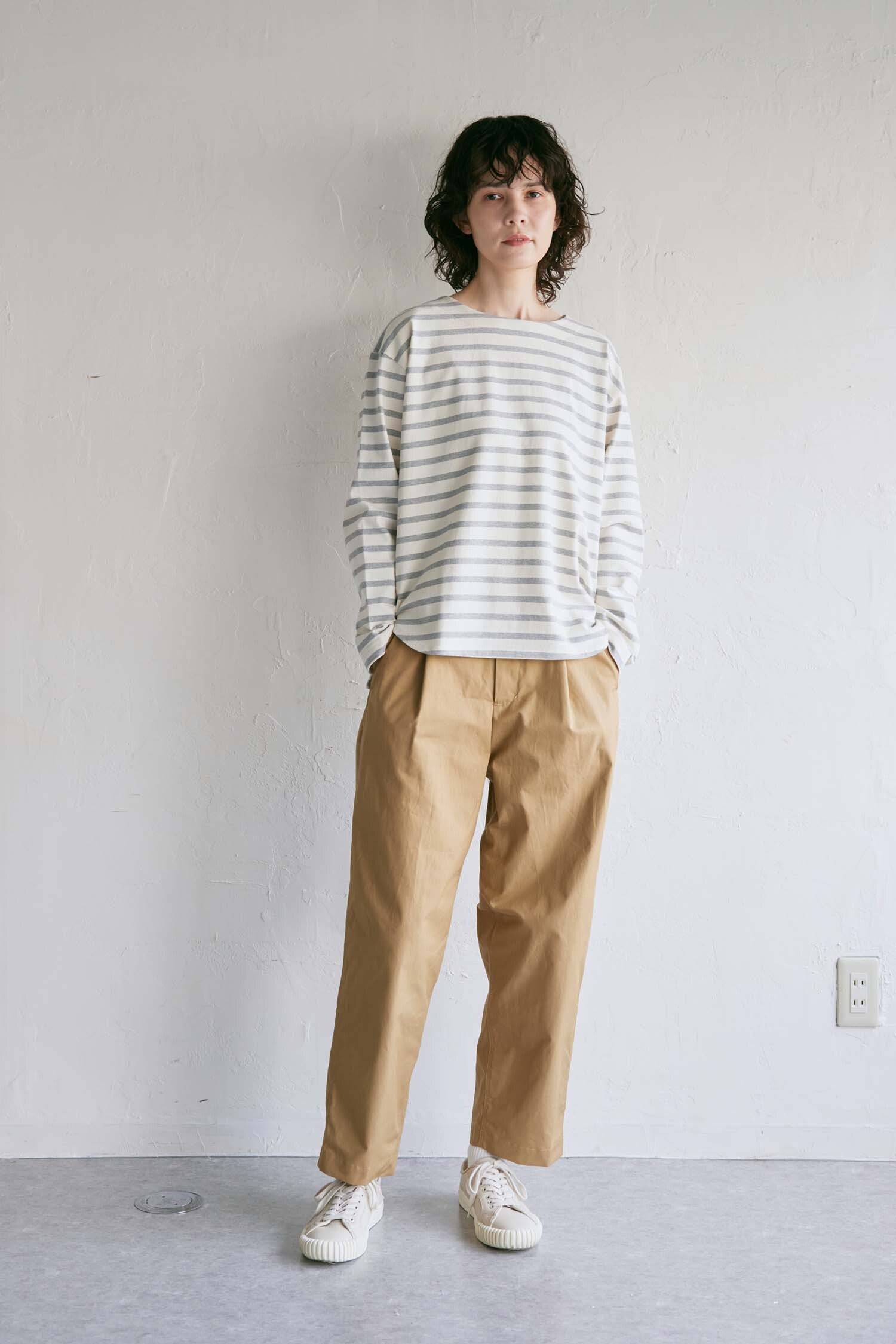 YARRA NEU デラヴェ天竺長袖カットソー NU-5411-401