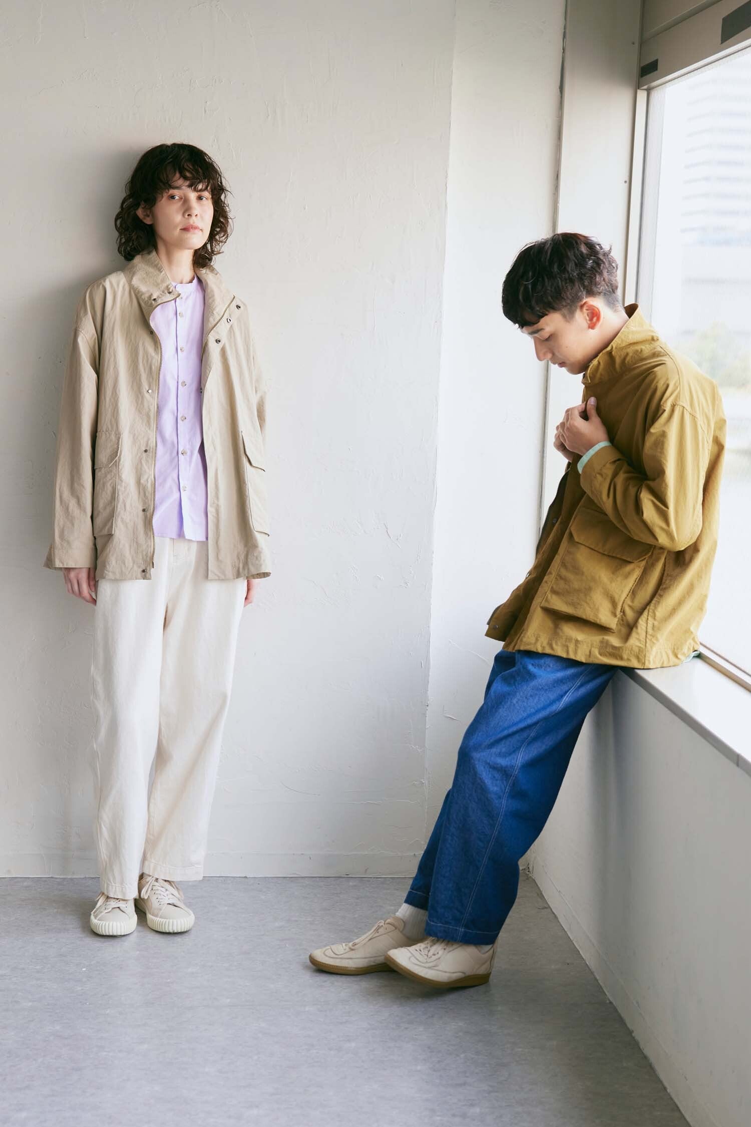 YARRA NEU スタンドカラーナイロンアウター NU-5417-420