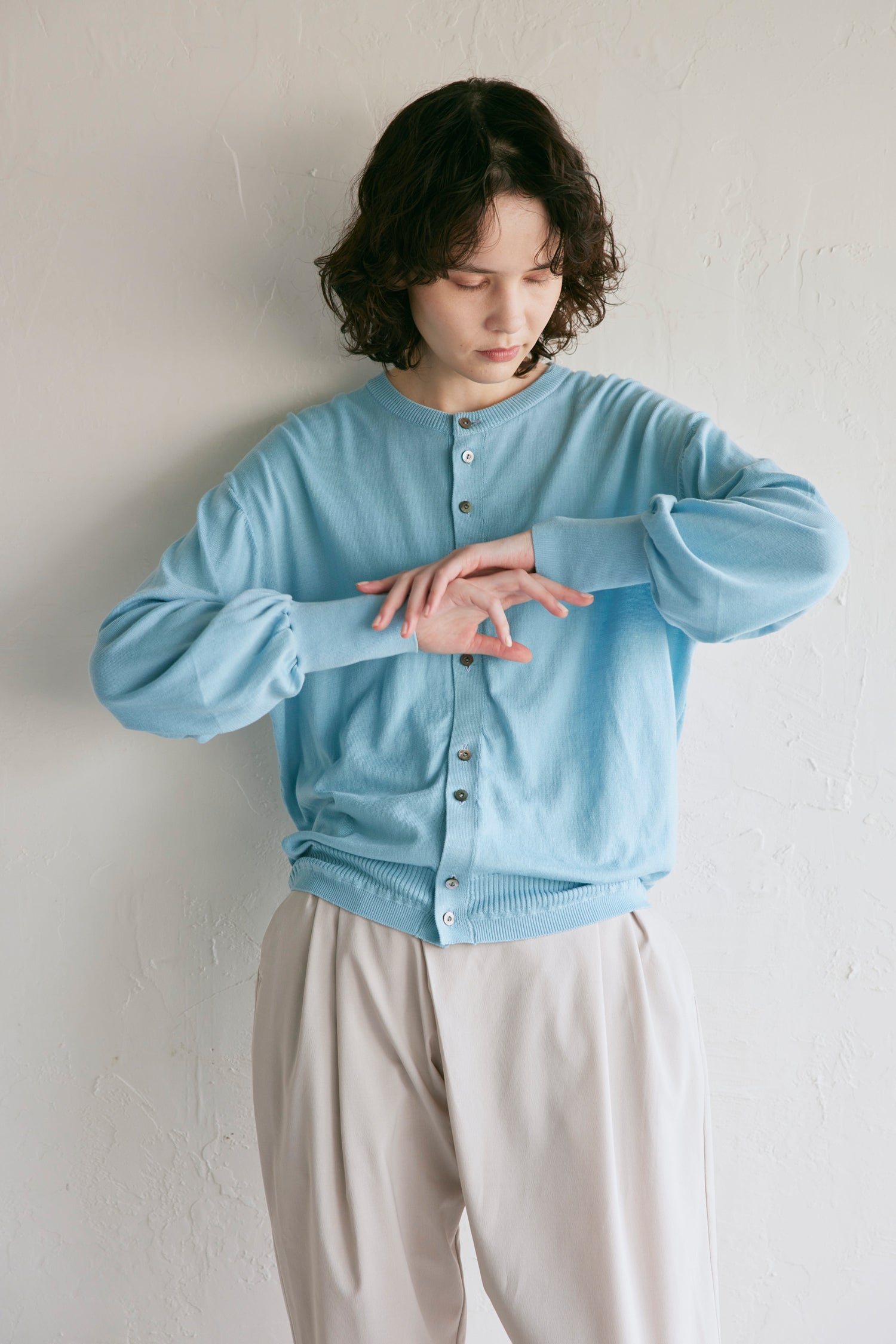 YARRA NEU シーアイランドニットカーディガン NU-5412-406