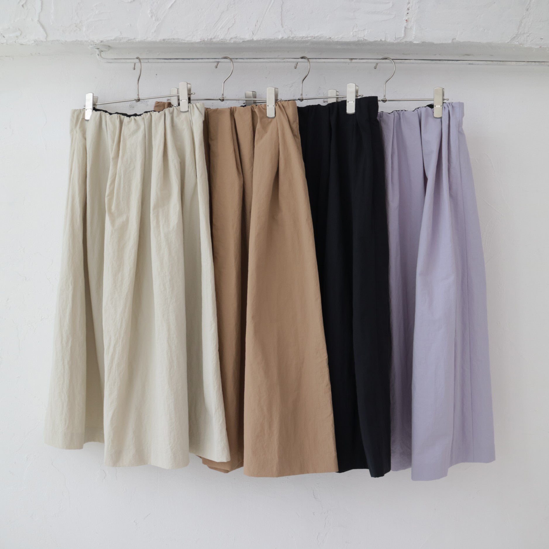 doux bleu ナイロンフレアスカート DB-2416-010