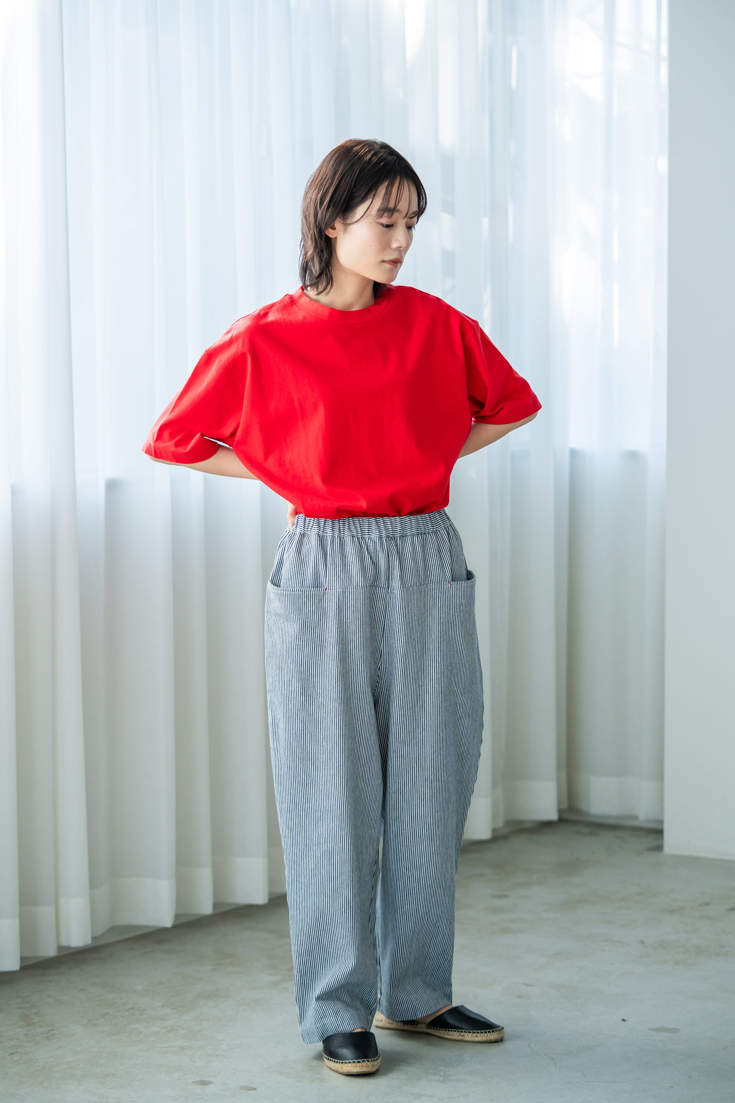 YARRA ボックスシルエット半袖TEE YR-1421-249