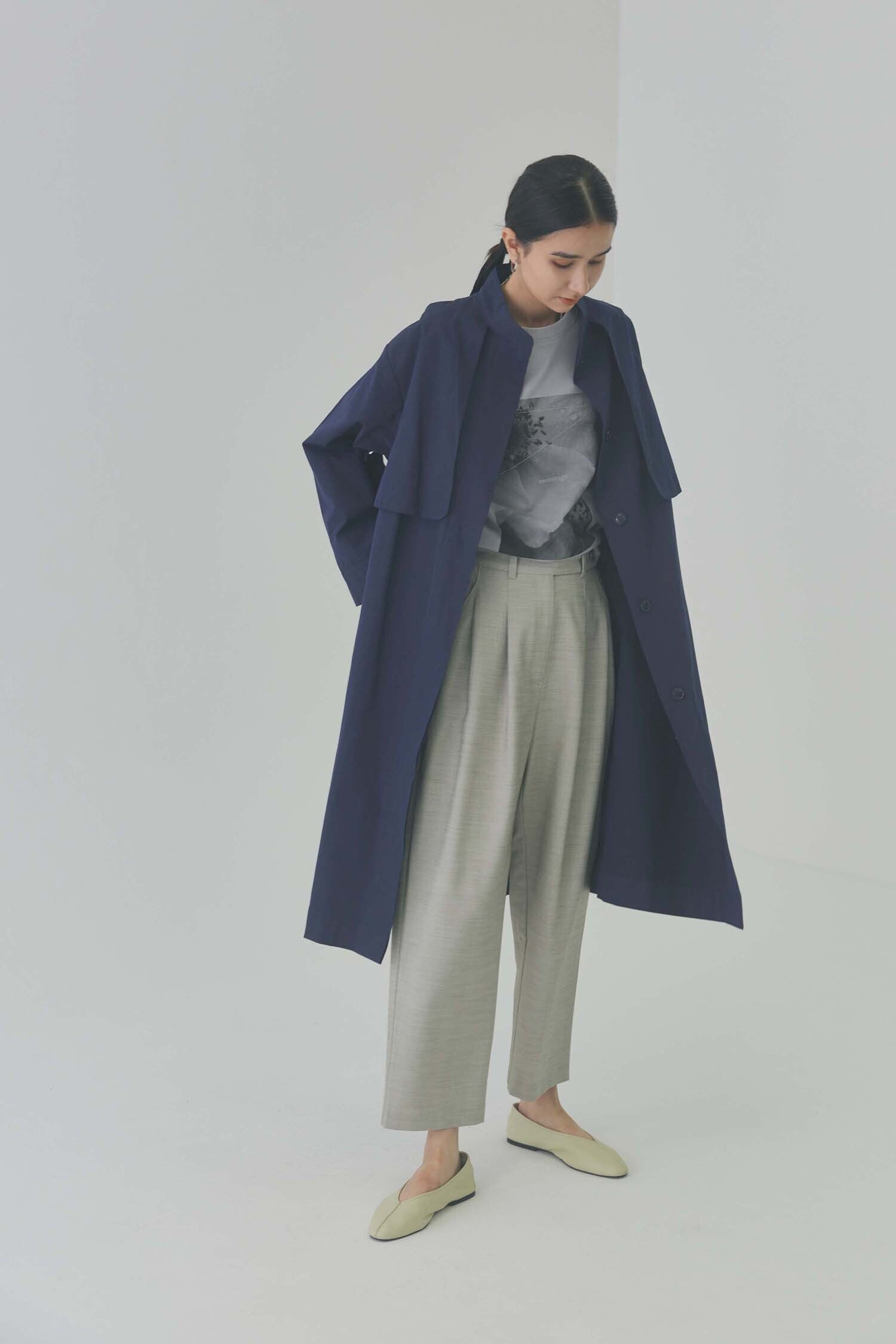 doux bleu ガンフラップスタンドカラーコート DB-2417-011