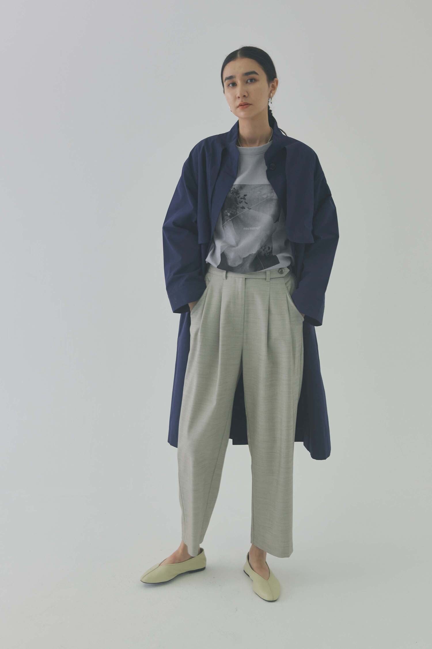 doux bleu ガンフラップスタンドカラーコート DB-2417-011