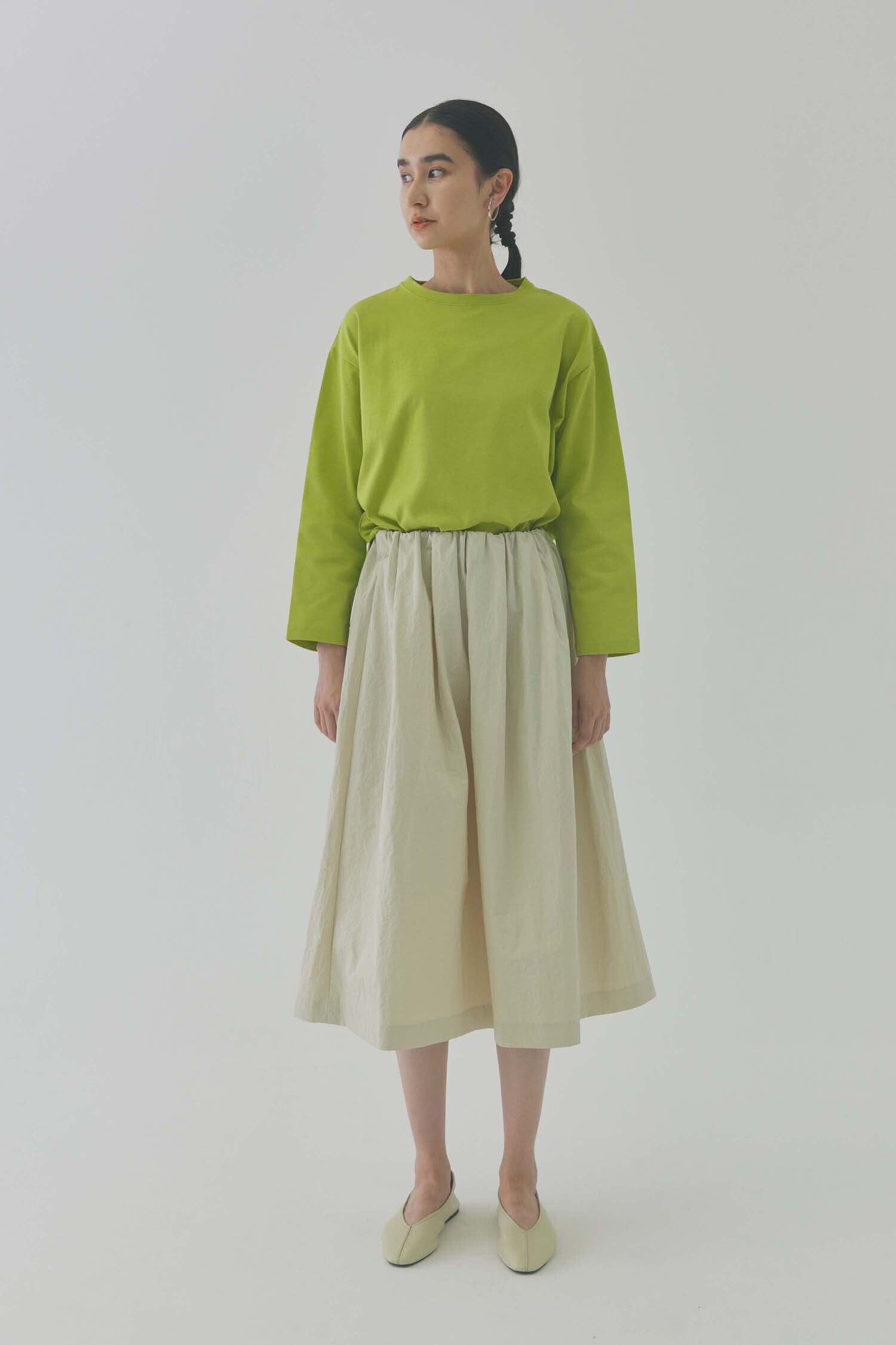 doux bleu ナイロンフレアスカート DB-2416-010