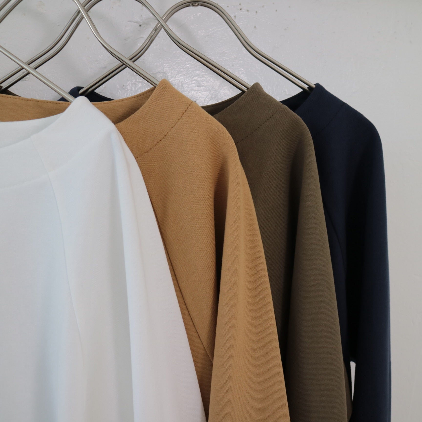 YARRA デラヴェ天竺ラグランプルオーバー YR-1461-278