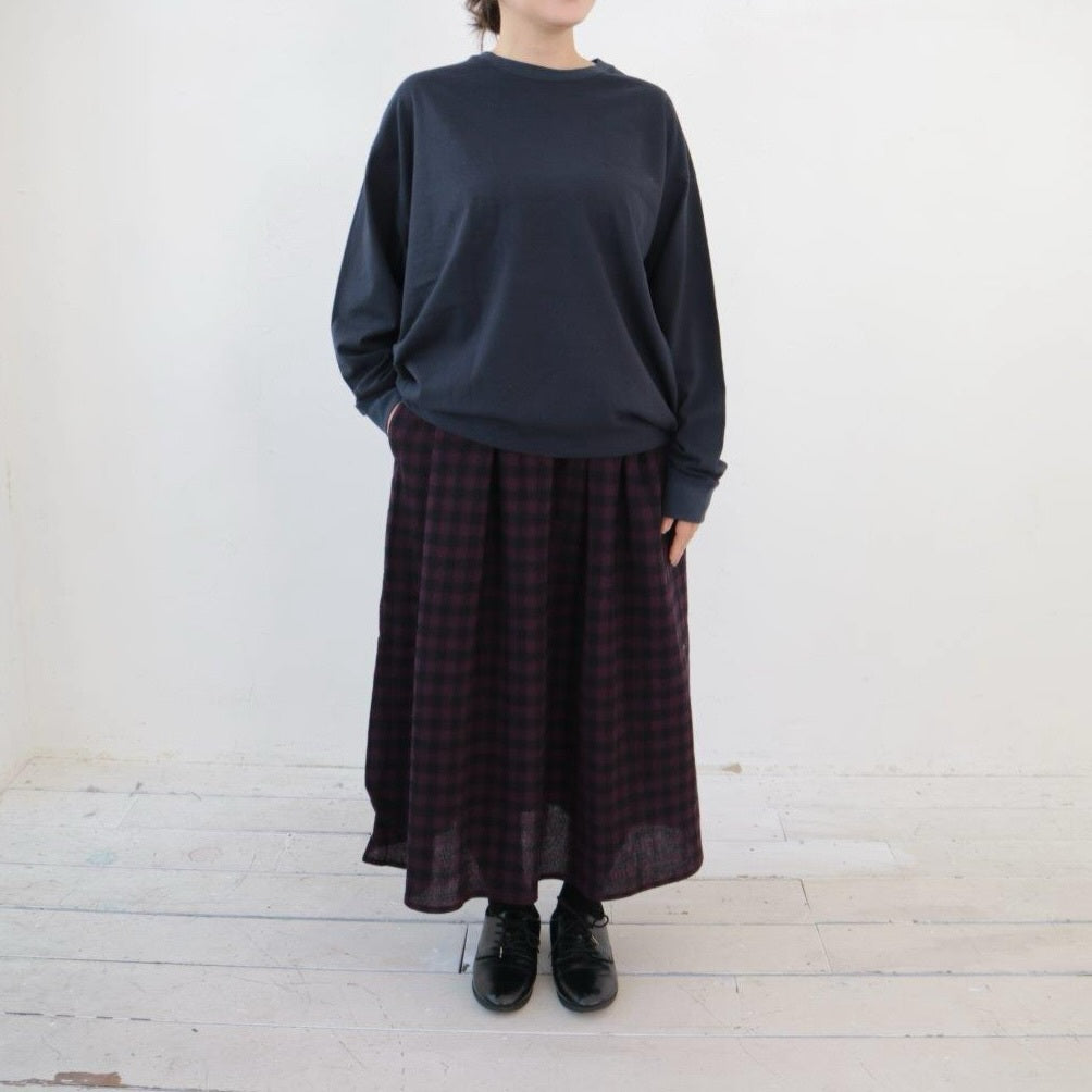 YARRA ECO天竺ワイドプルオーバー YR-1461-279