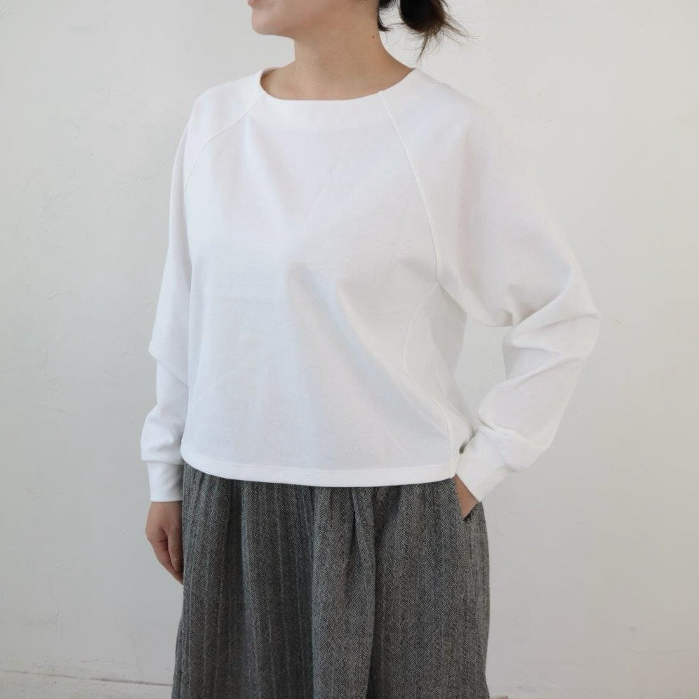 YARRA デラヴェ天竺ラグランプルオーバー YR-1461-278