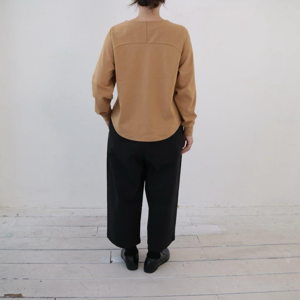 YARRA デラヴェ天竺ラグランプルオーバー YR-1461-278