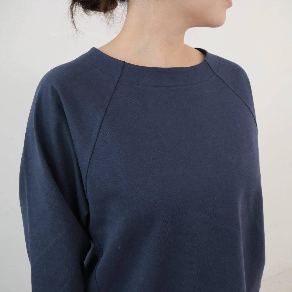 YARRA デラヴェ天竺ラグランプルオーバー YR-1461-278