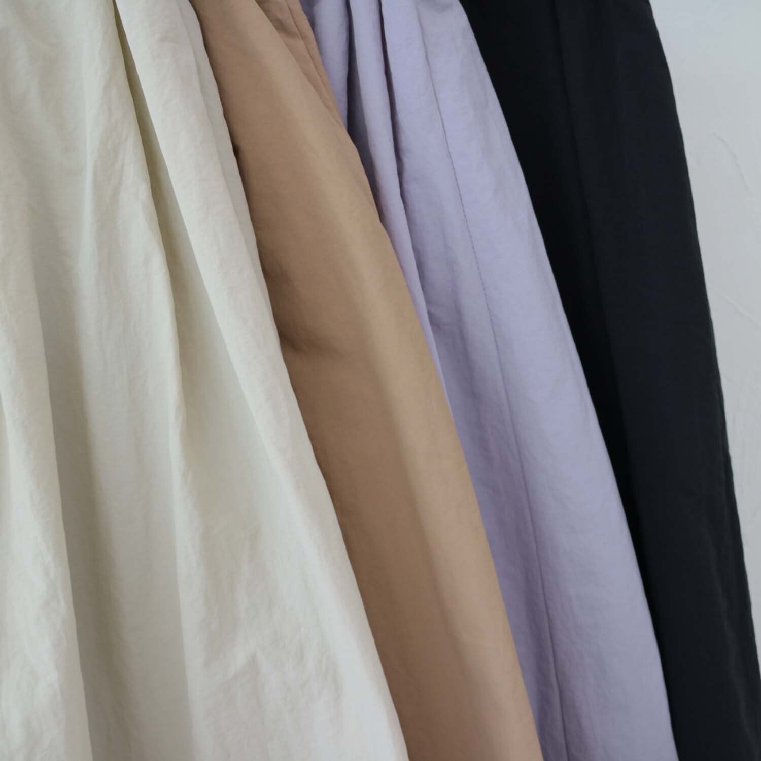 doux bleu ナイロンフレアスカート DB-2416-010