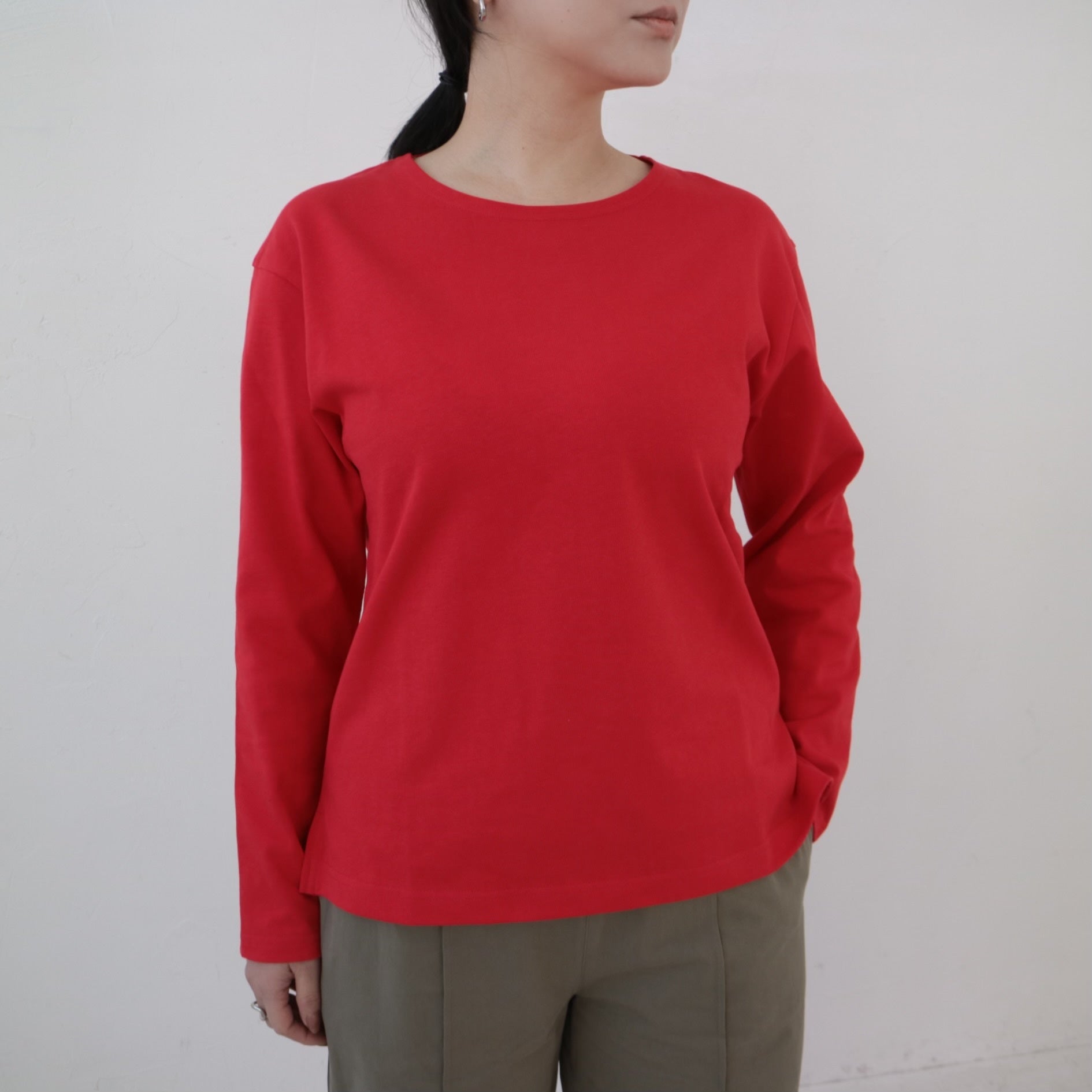 YARRA バックスラッシュネックプルオーバー YR-1411-205