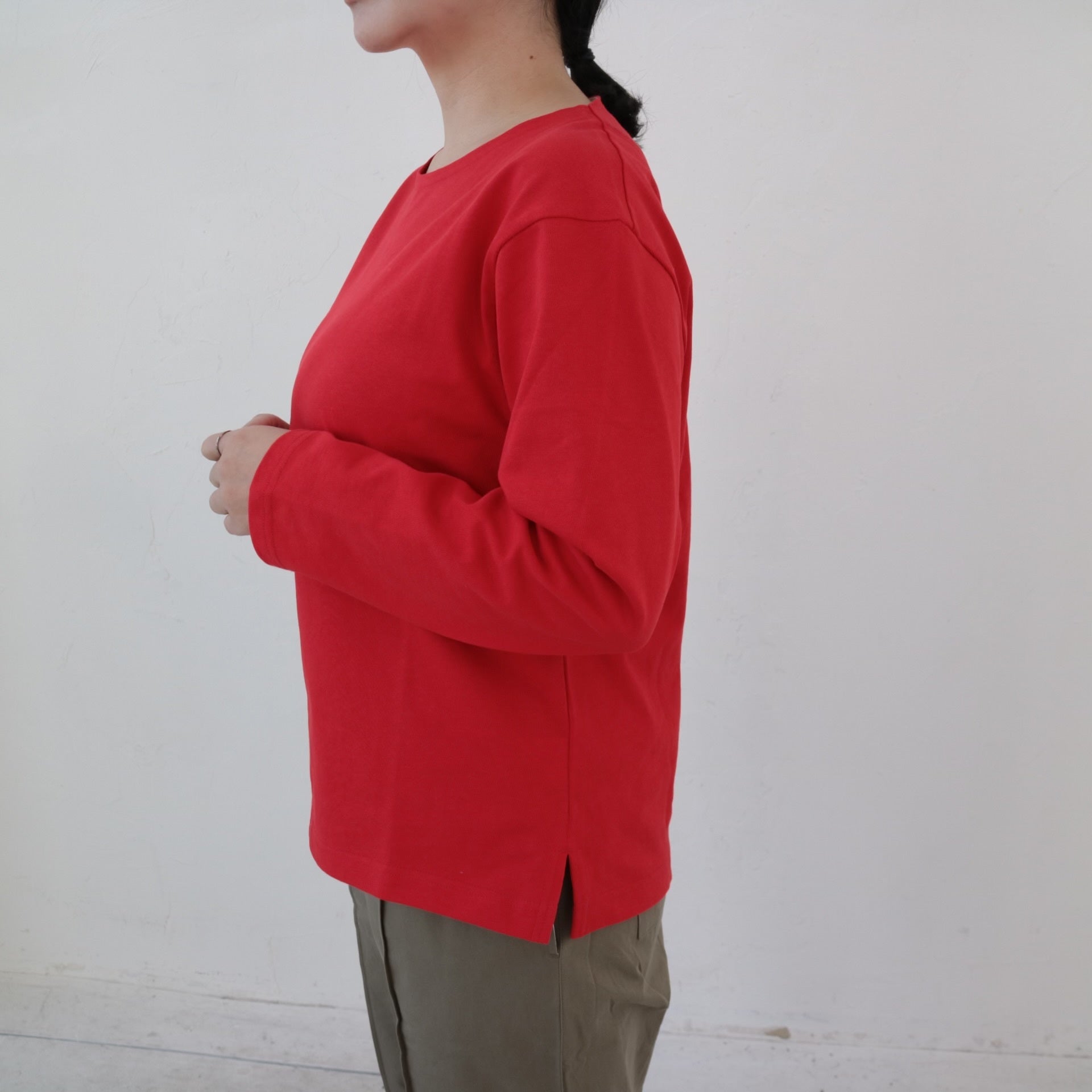 YARRA バックスラッシュネックプルオーバー YR-1411-205