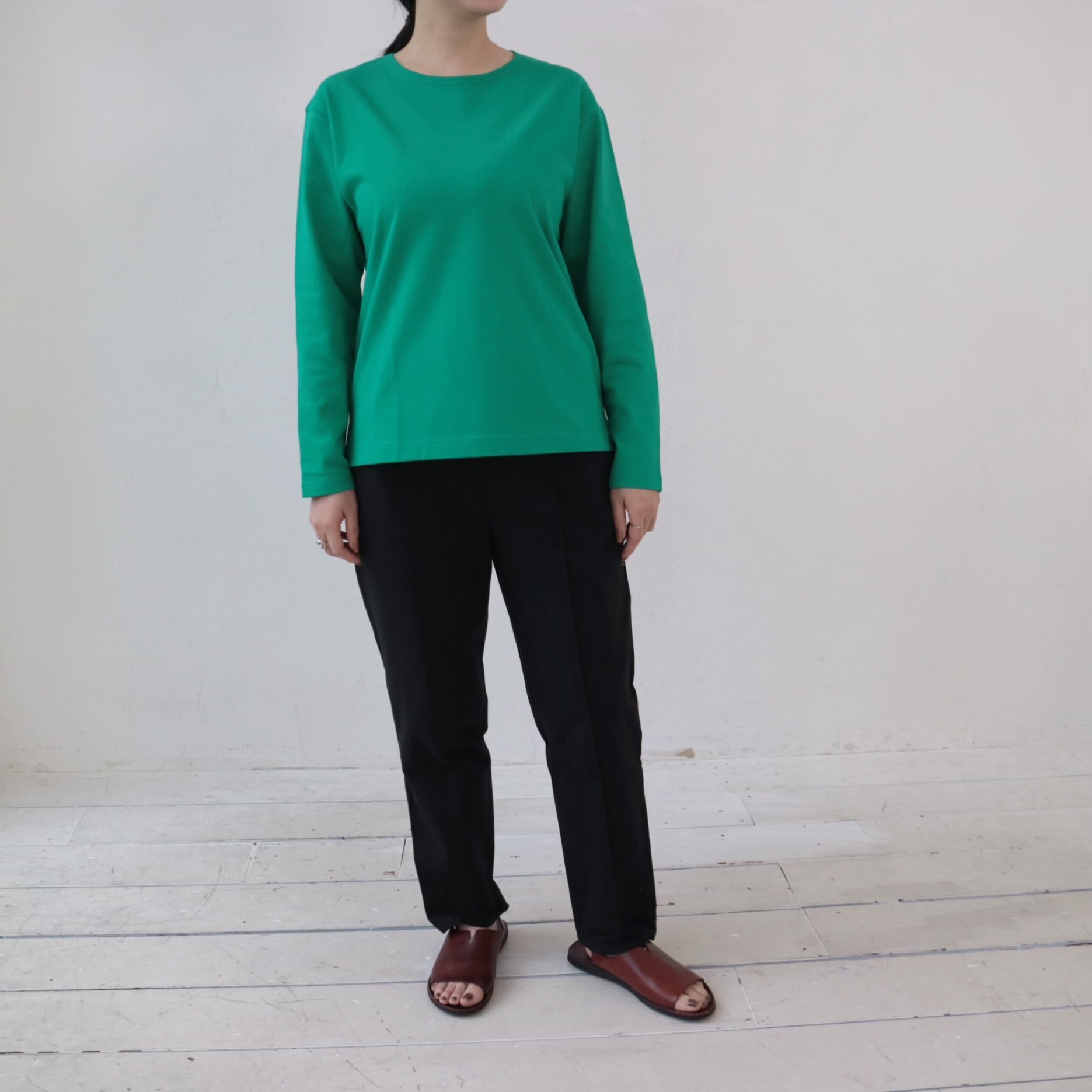 YARRA バックスラッシュネックプルオーバー YR-1411-205