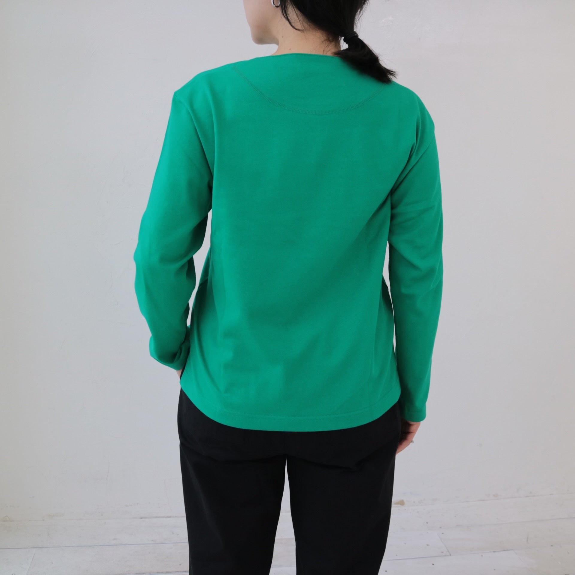 YARRA バックスラッシュネックプルオーバー YR-1411-205