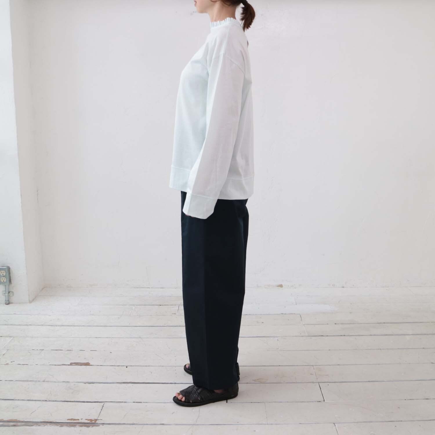 doux bleu フリル襟カットソー DB-2411-013