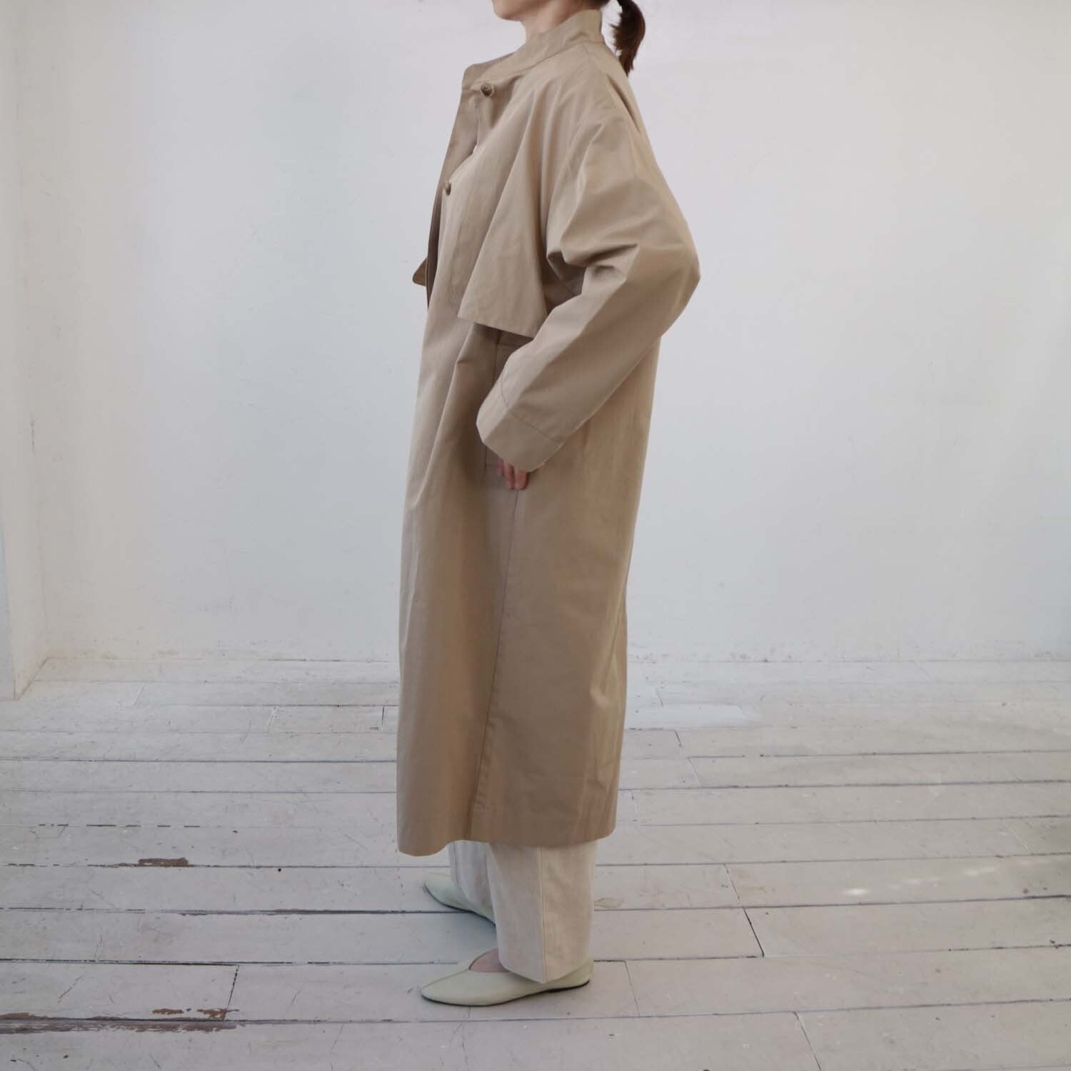 doux bleu ガンフラップスタンドカラーコート DB-2417-011