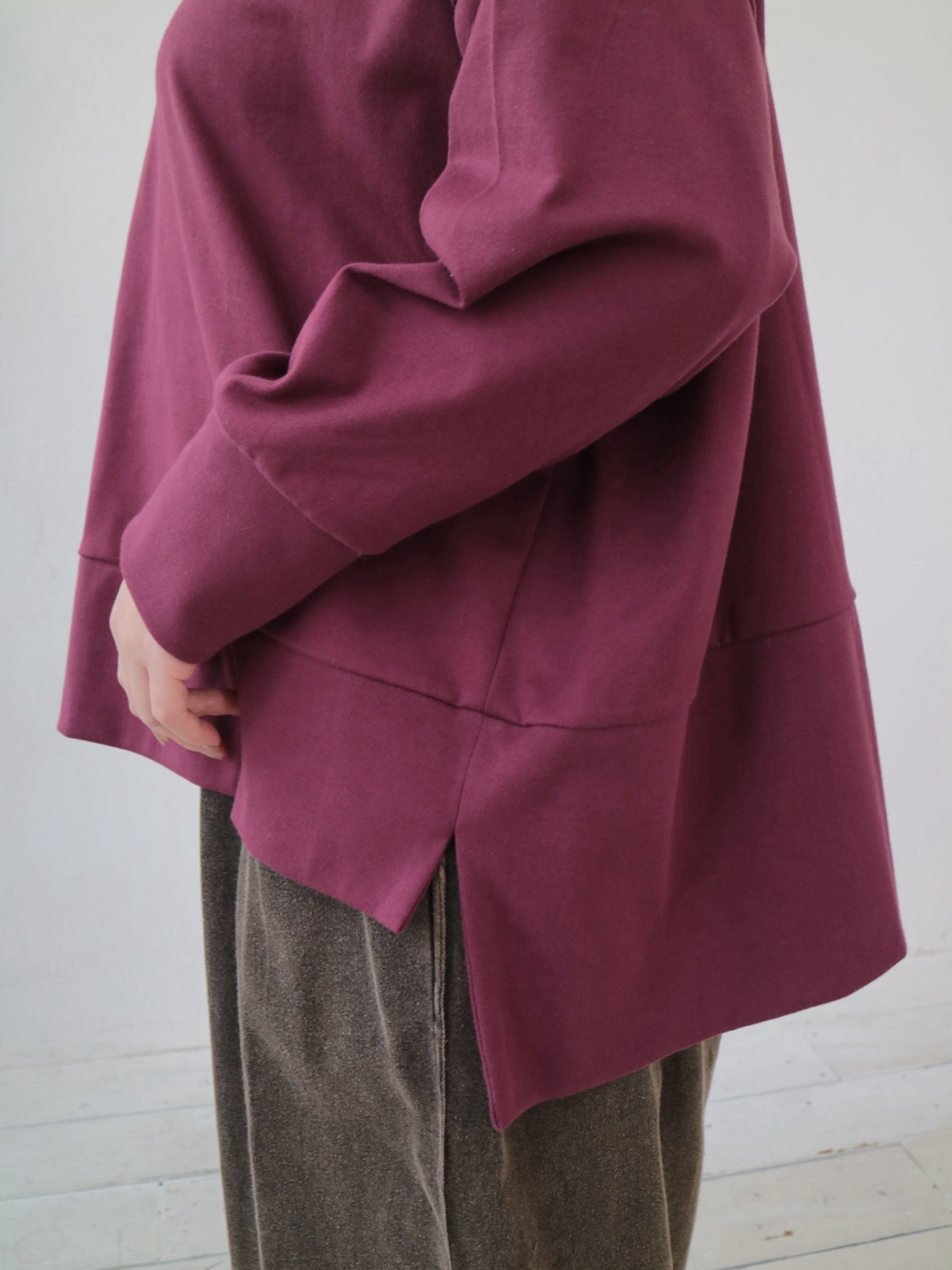 YARRA コーマ天竺ワイドプルオーバー YR-1541-223