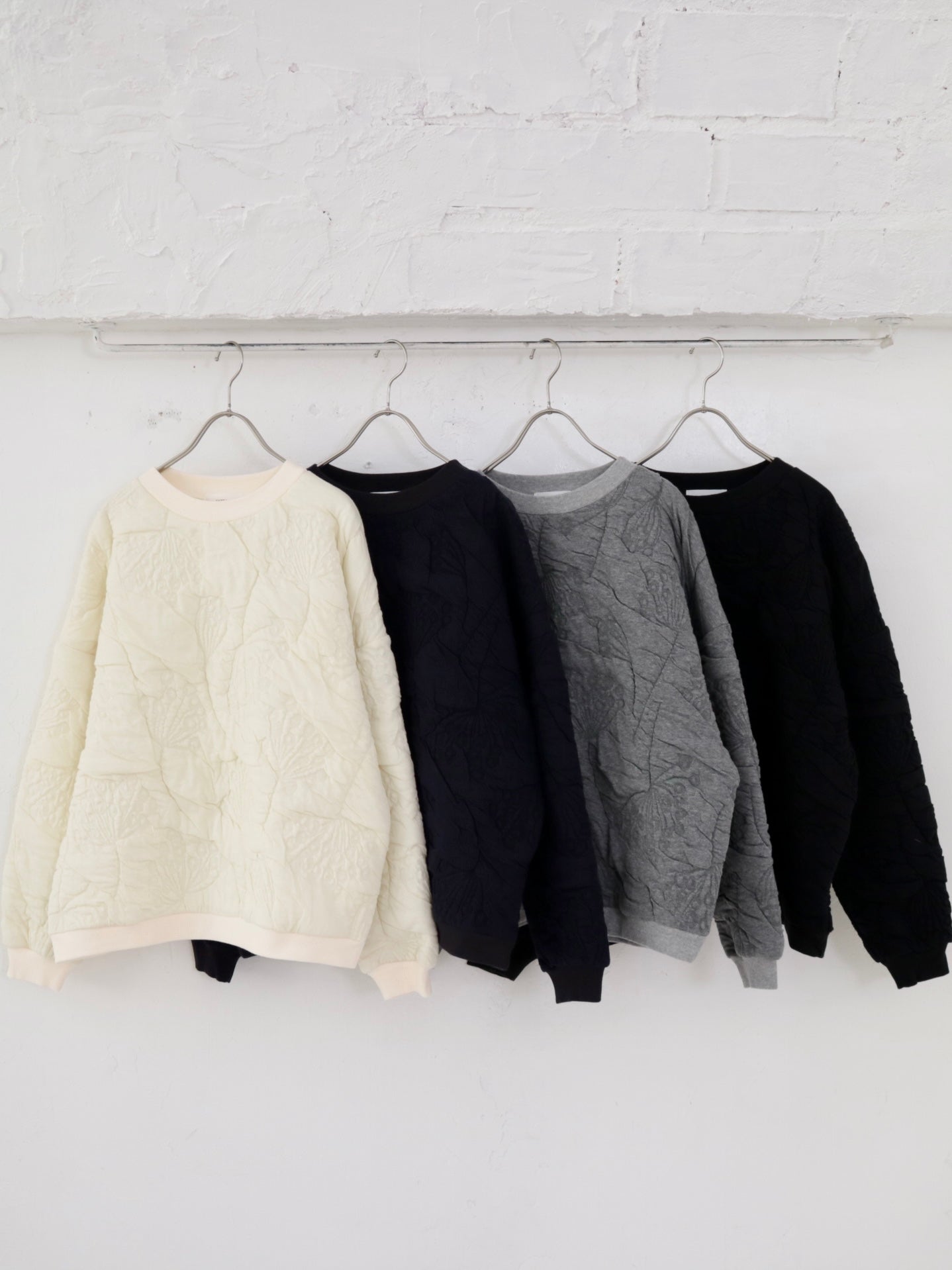 YARRA 木の実キルトJQDドロッププルオーバー YR-1541-225