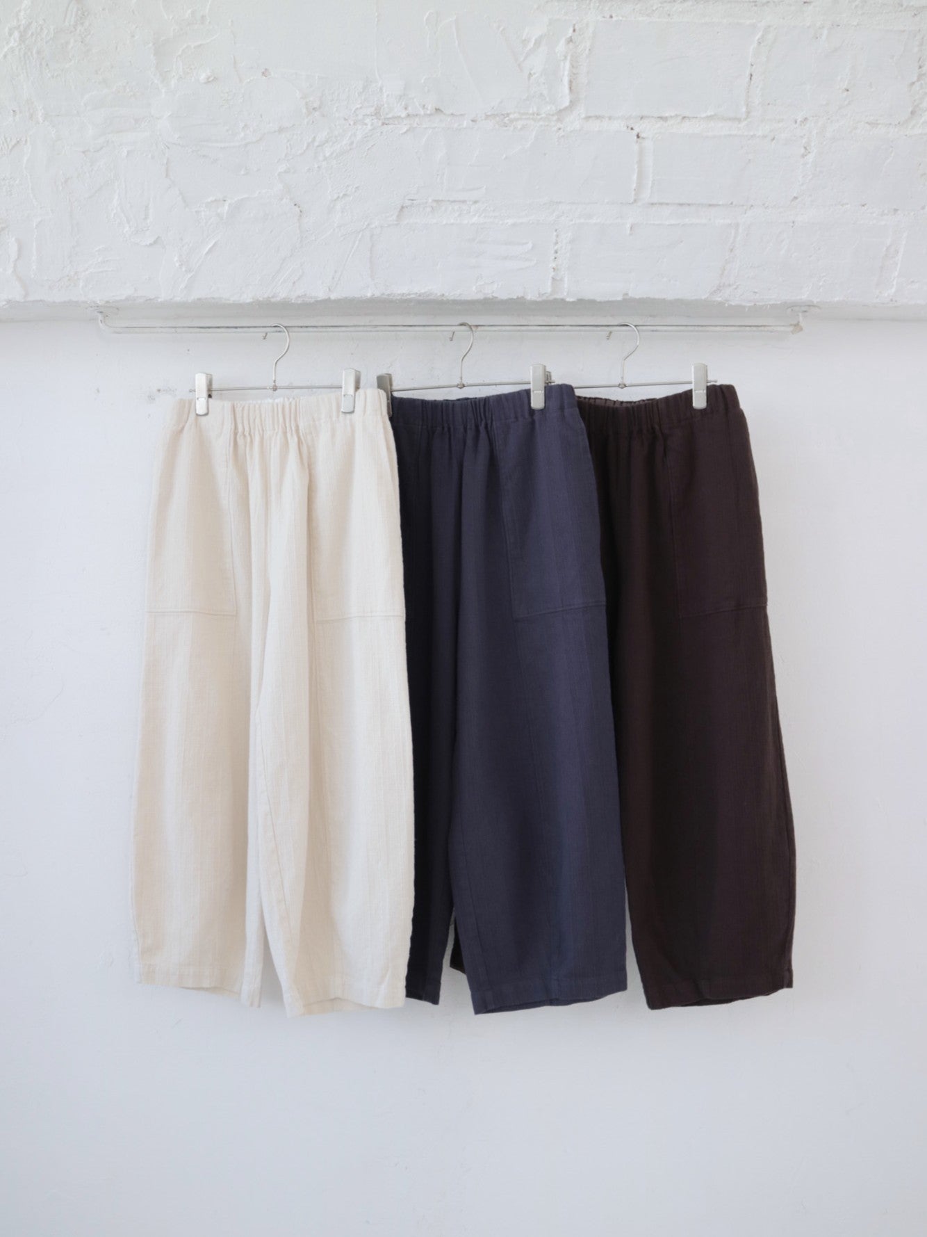 YARRA 甘撚りツイルパネルラインパンツ YR-1615-231