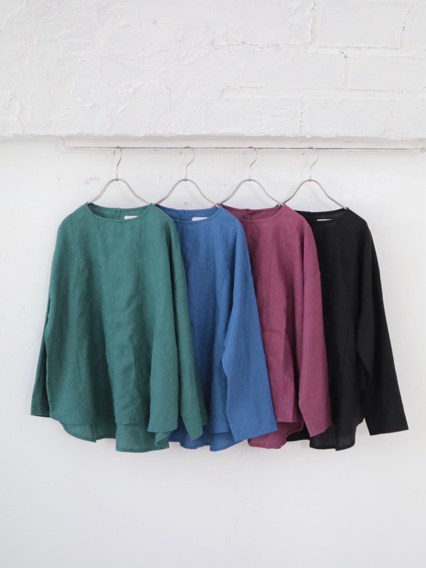 YARRA リネン100切替ブラウス YR-1543-239