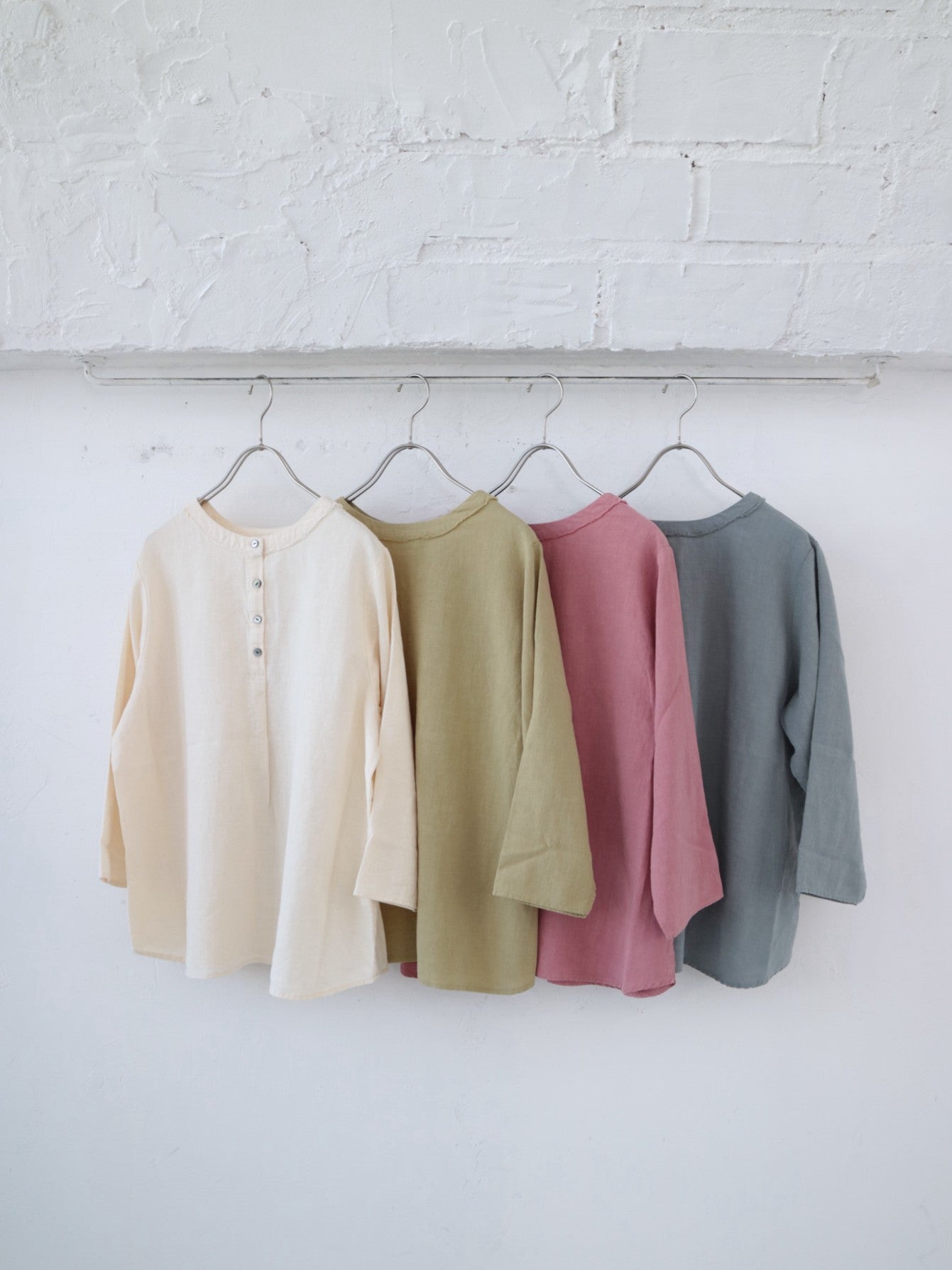 YARRA 2WAYフリンジカラーブラウス YR-1613-239