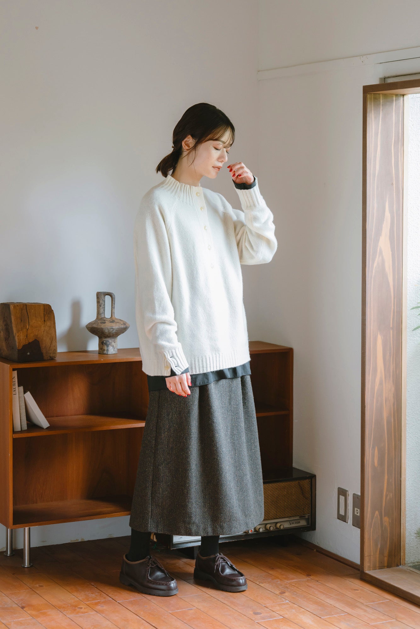 YARRA ハイネックニットプルオーバー YR-1552-276