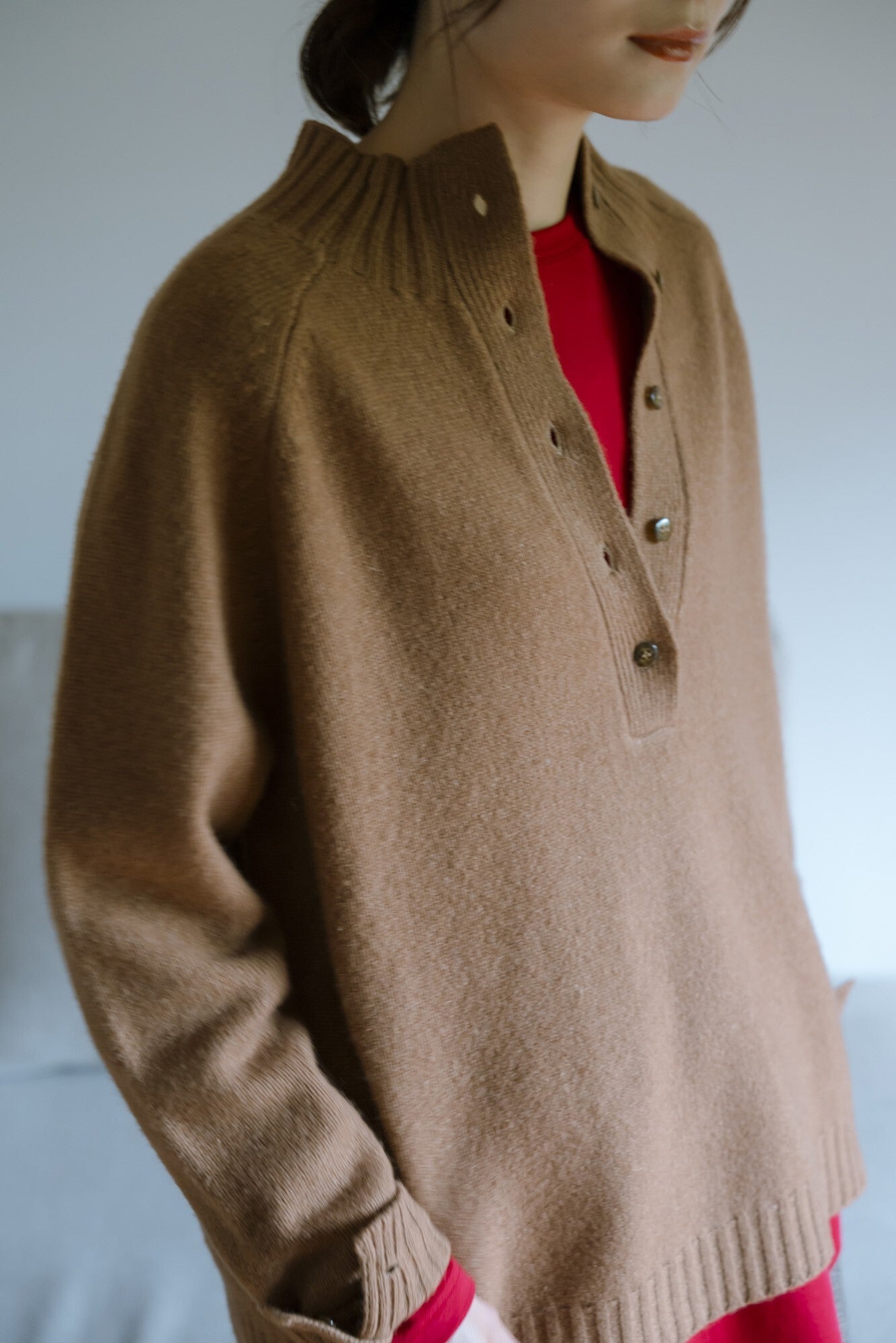 YARRA ハイネックニットプルオーバー YR-1552-276