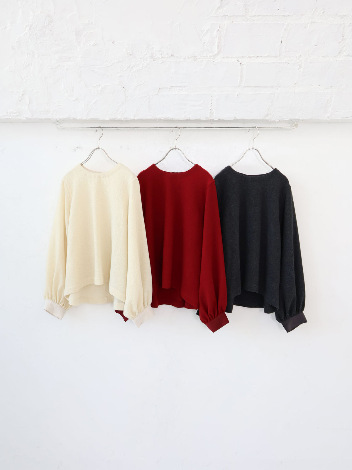 YARRA WOOL100ガーゼブラウス YR-1653-254