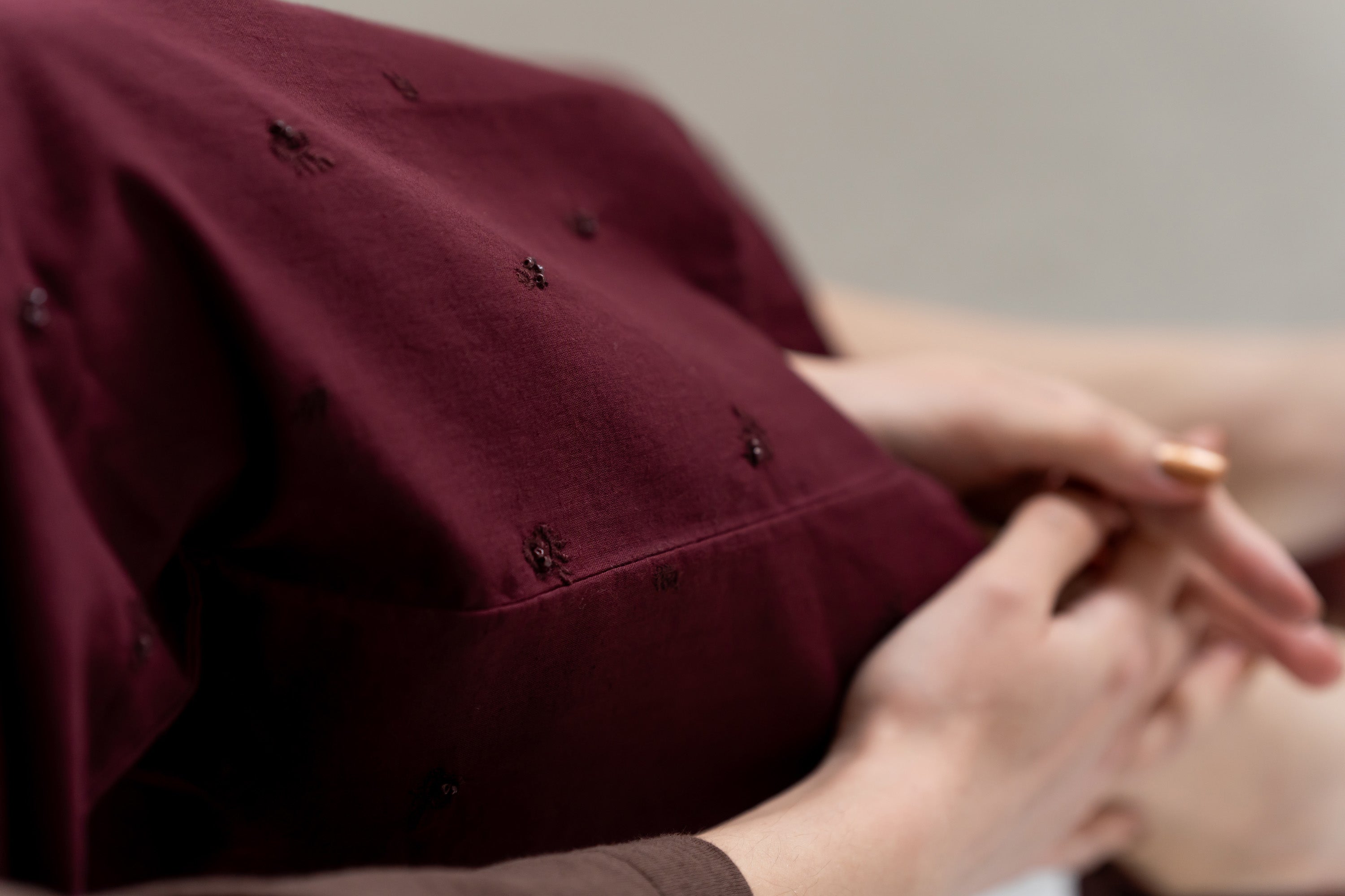 YARRA INDIAビーズ刺繍パンツ YR-1645-213