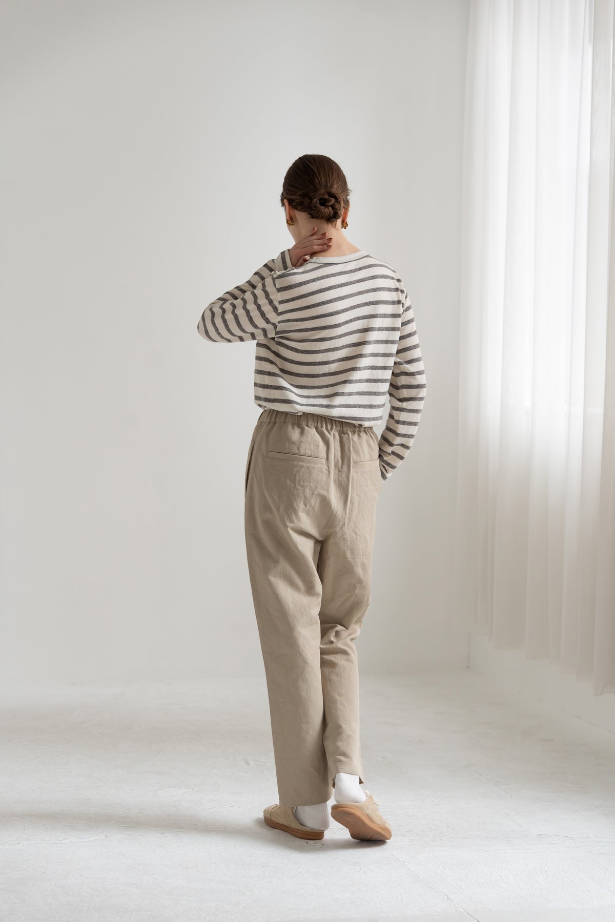 YARRA CLツイルスリムストレートパンツ YR-1645-228