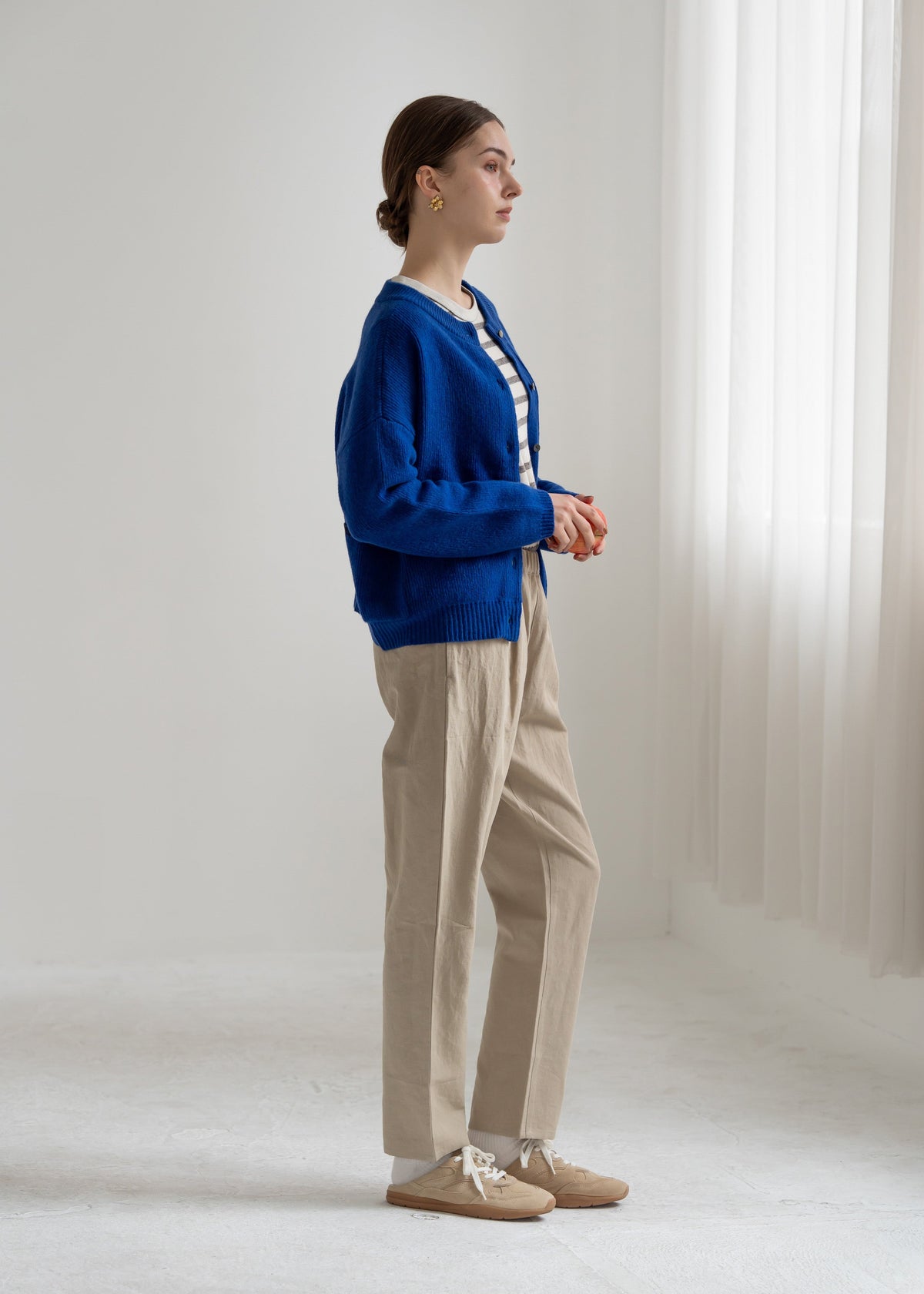 YARRA CLツイルスリムストレートパンツ YR-1645-228