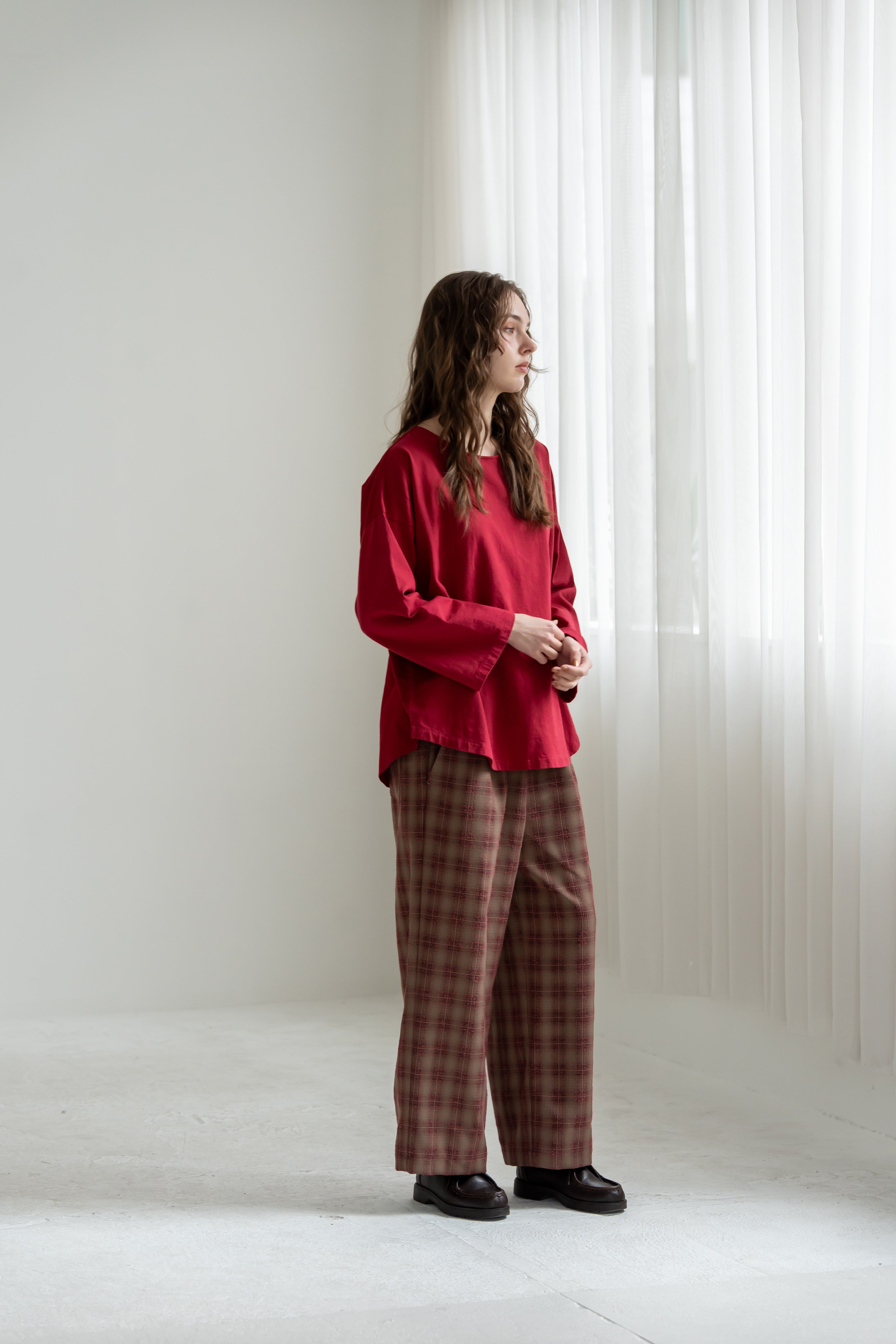 YARRA バックレイヤード風カットソー YR-1641-207