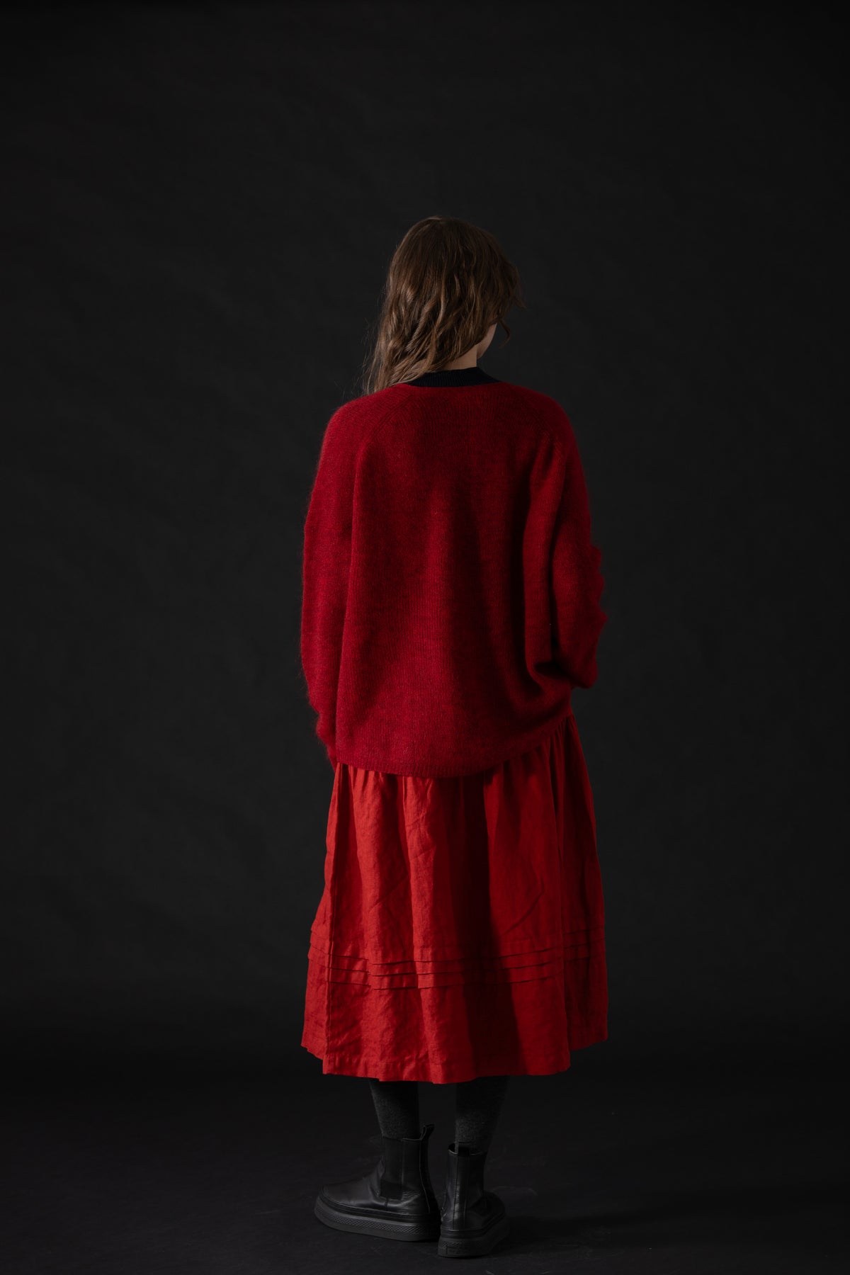 YARRA モヘアブレンドニットカーディガン YR-1642-230