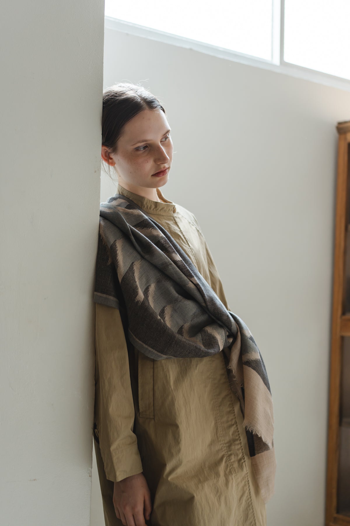 INDIA ウール×シルクストール