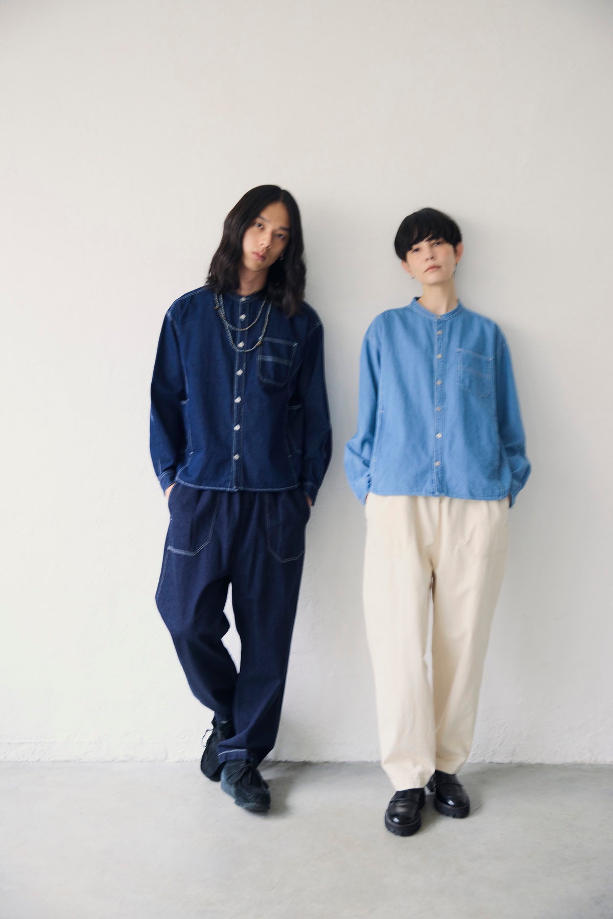 YARRA NEU 6oz 5ポケットデニムシャツ NU-5643-415