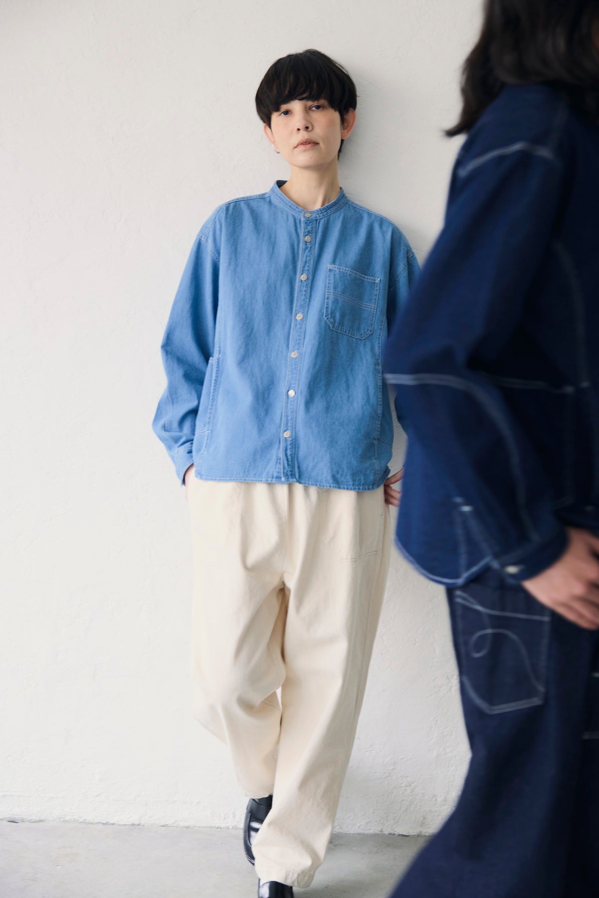 YARRA NEU 6oz 5ポケットデニムシャツ NU-5643-415