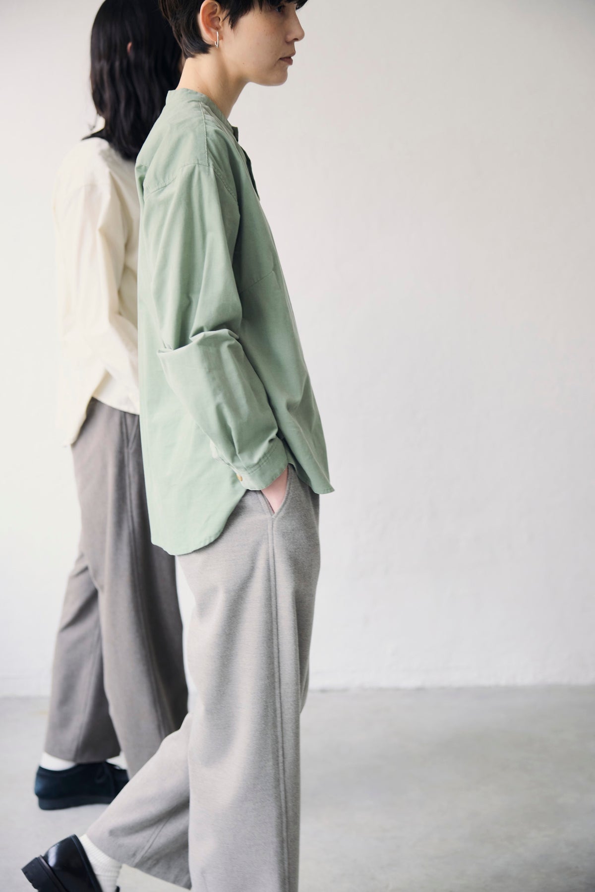 YARRA NEU MICRO WALE コーデュロイシャツ NU-5653-436
