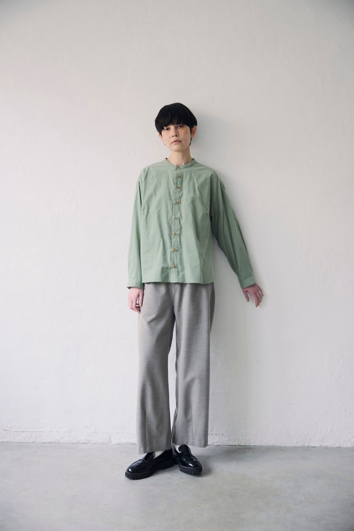 YARRA NEU MICRO WALE コーデュロイシャツ NU-5653-436