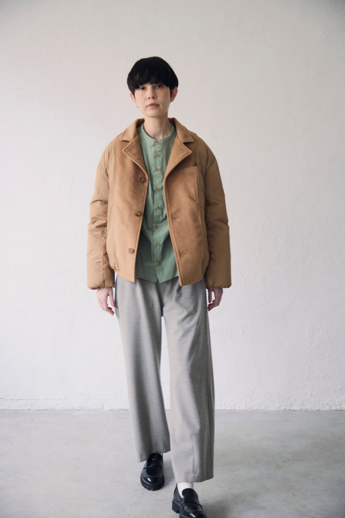 YARRA NEU MICRO WALE コーデュロイシャツ NU-5653-436