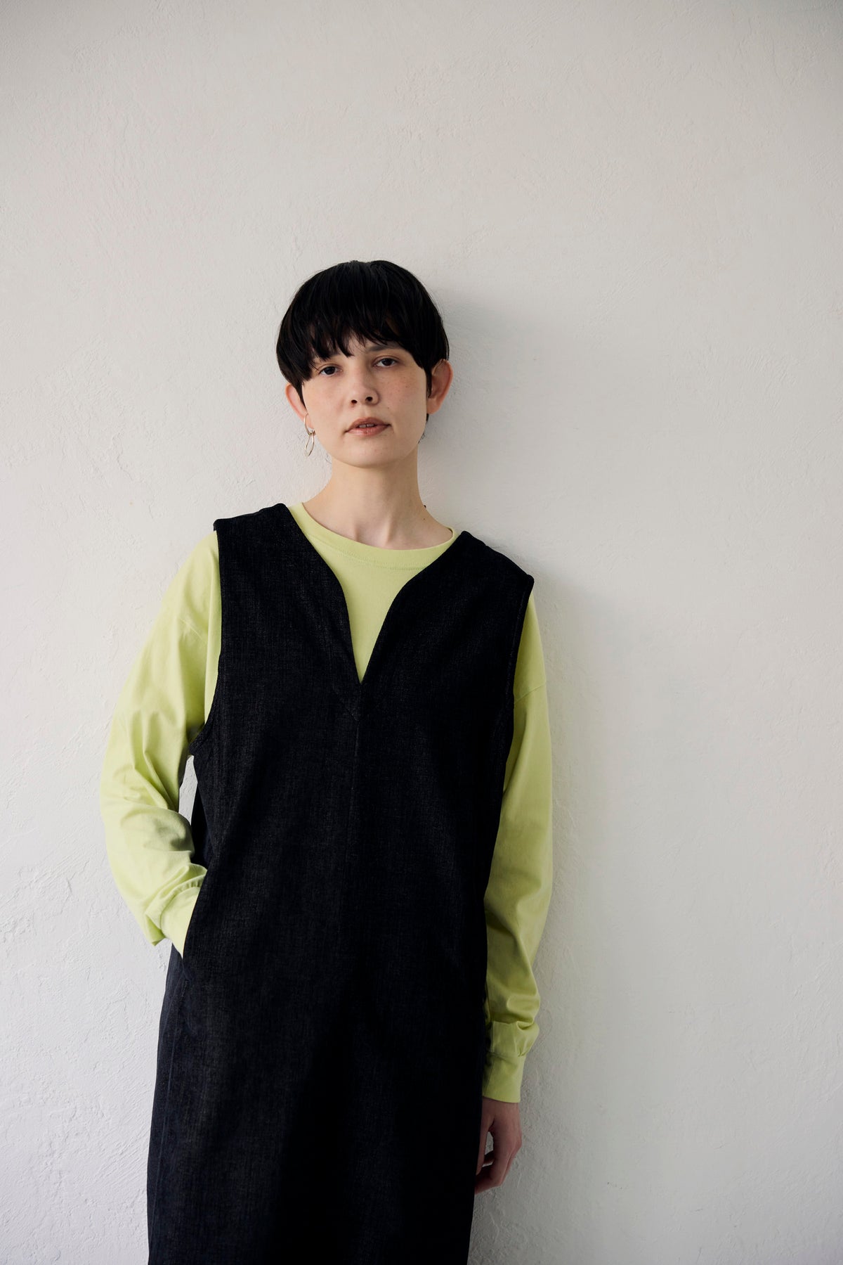 YARRA NEU シアバター加工コットンロングスリーブTシャツ NU-5651-427