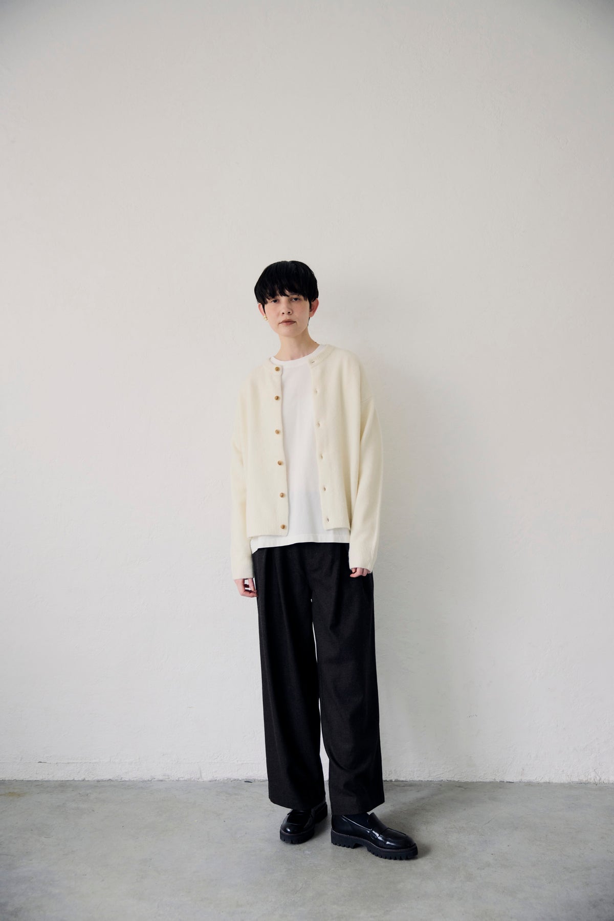 YARRA NEU シアバター加工コットンロングスリーブTシャツ NU-5651-427