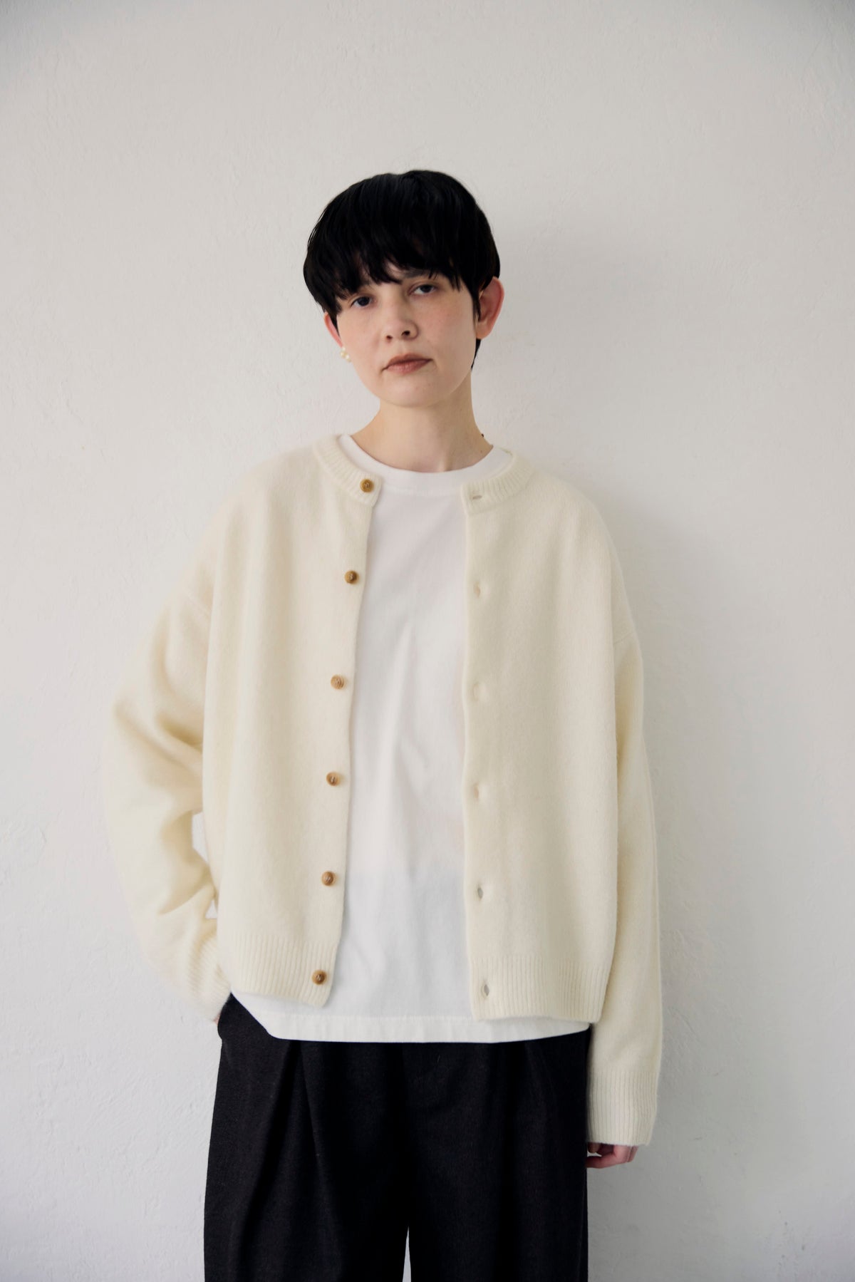 YARRA NEU シアバター加工コットンロングスリーブTシャツ NU-5651-427