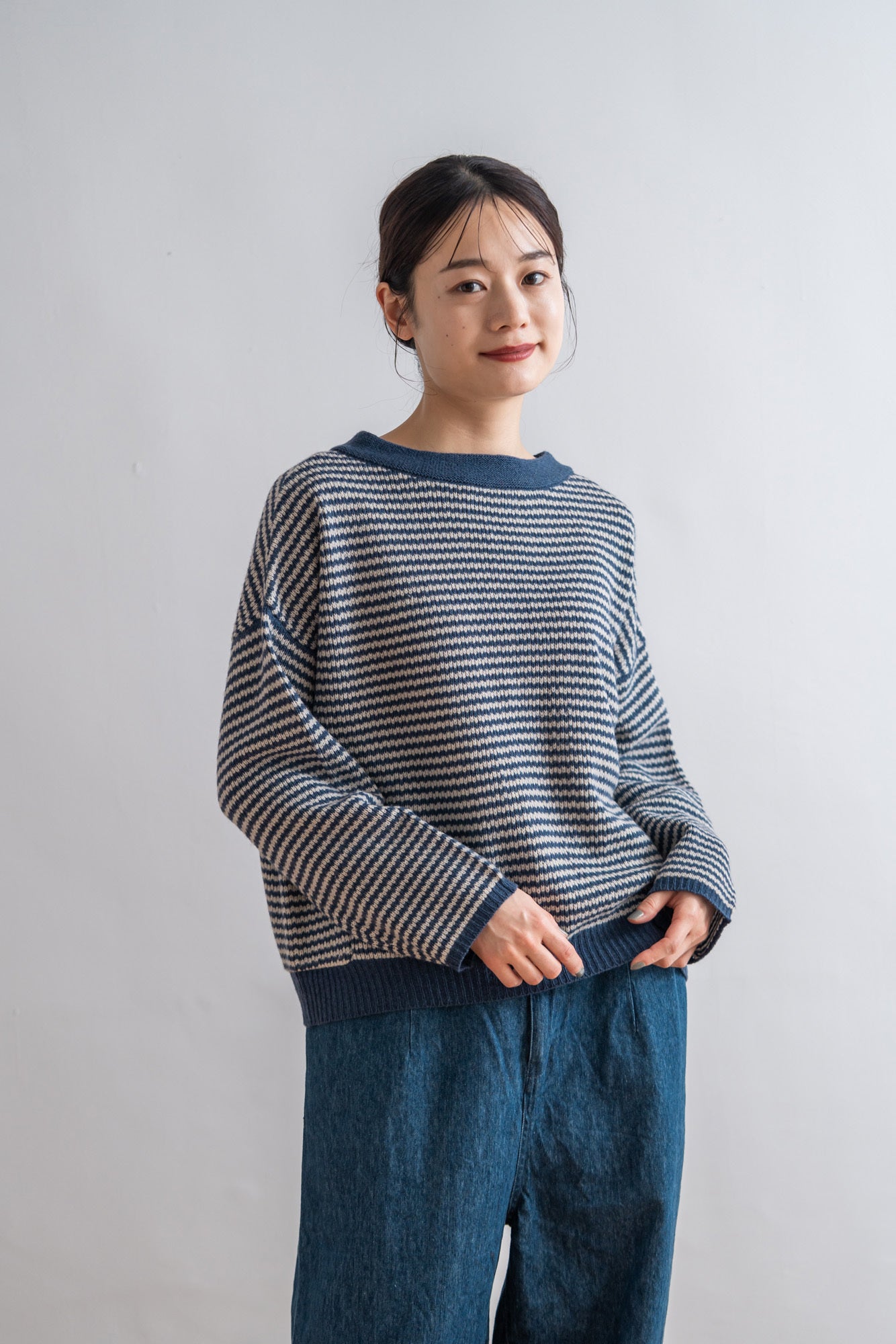 YARRA イタリーメリノ2WAYカーディガン YR-1542-231