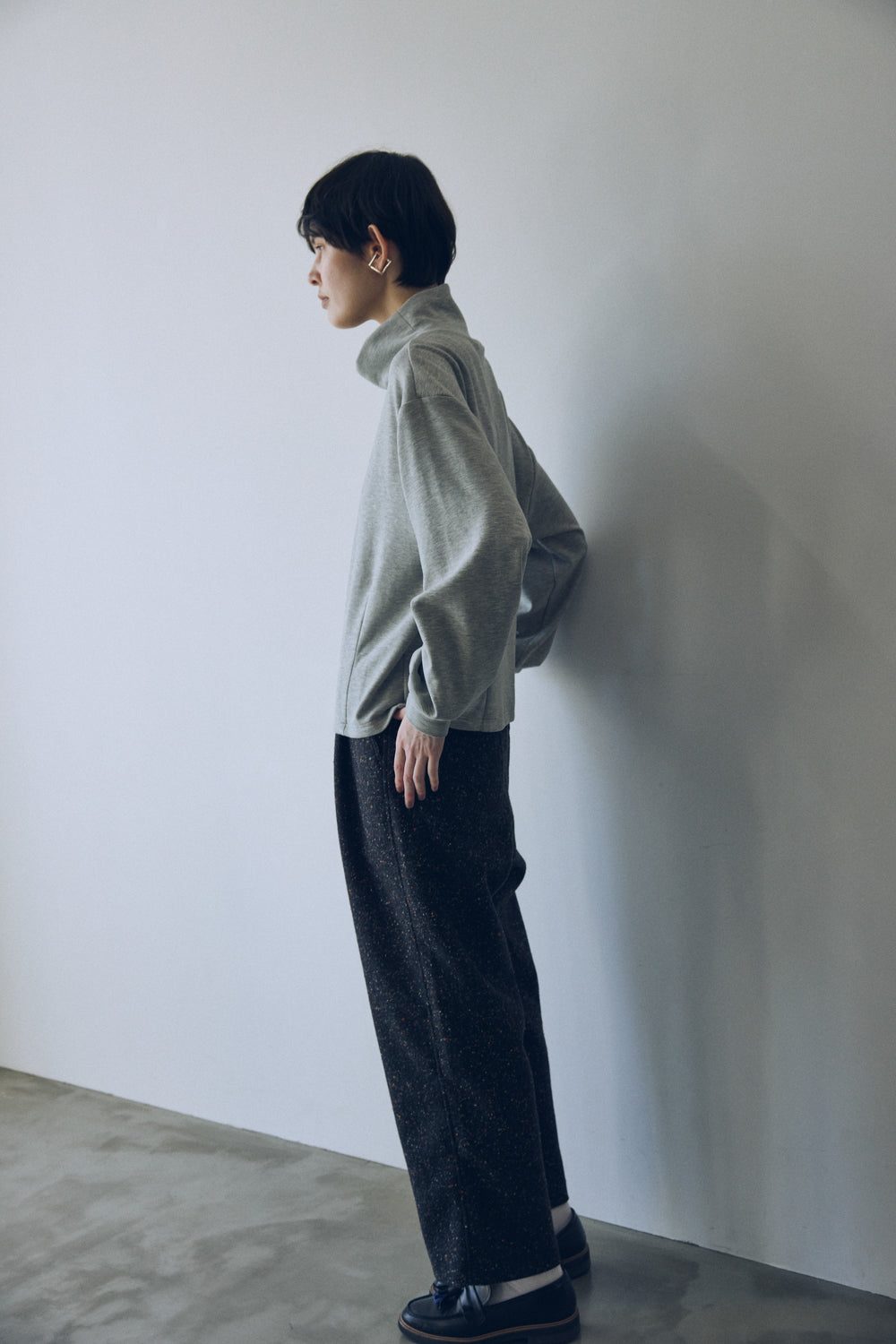 YARRA NEU ハイネックフリースTOPS NU-5551-416