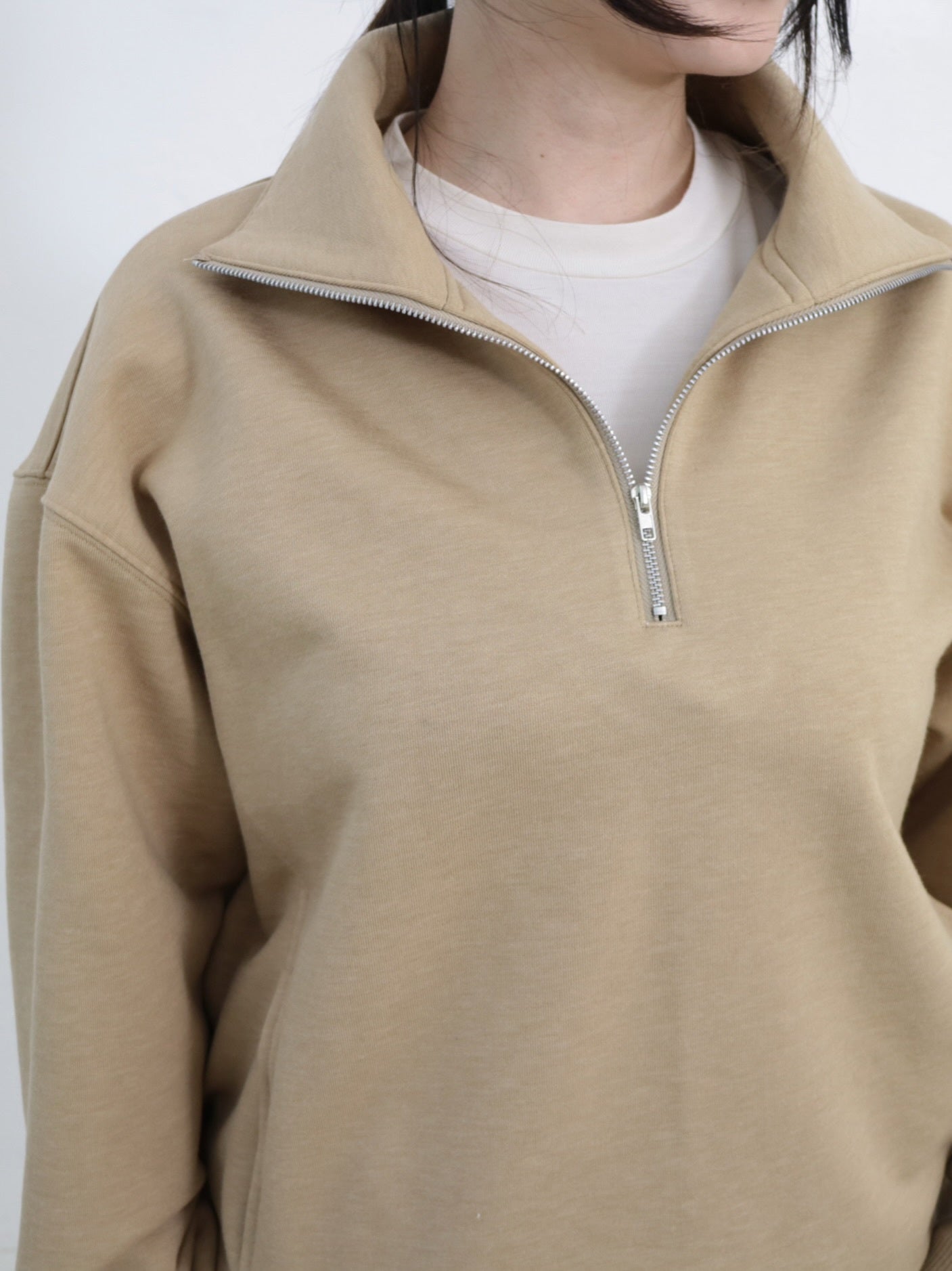 YARRA NEU ウォーム裏毛ハーフZIP NU-5551-415